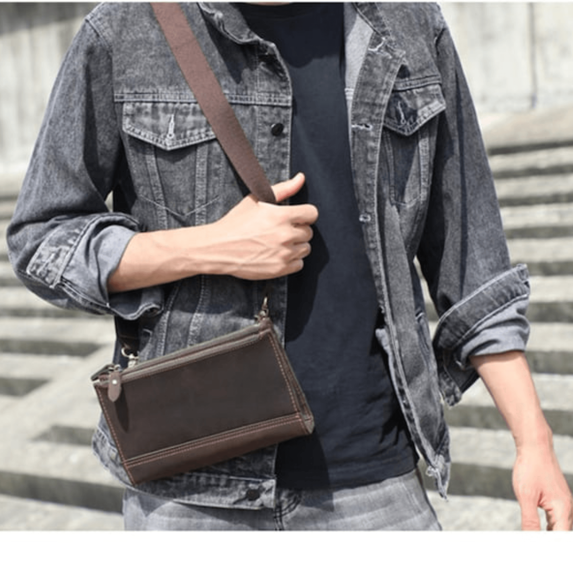 Leather phone clutch stylish - Leather Shop Factory