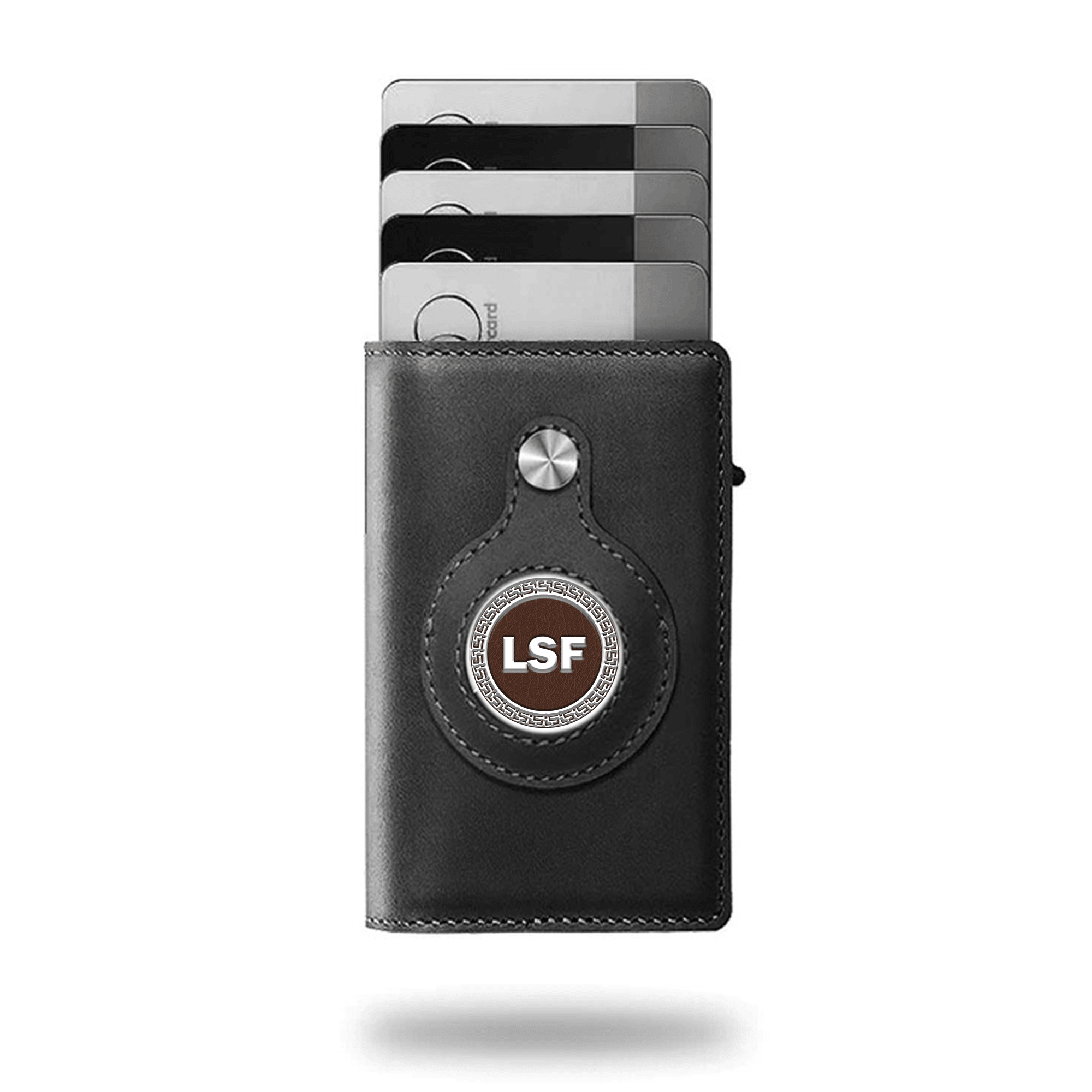 SMART GPS LEATHER SLIDE WALLET - Leather Shop Factory