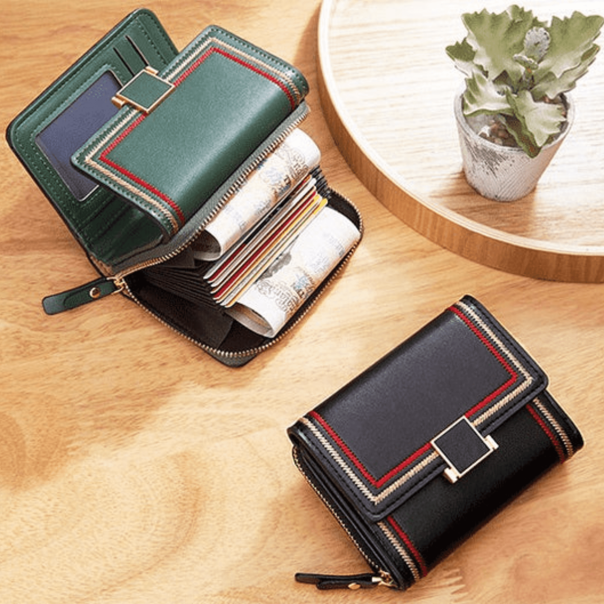 Wallets Large Capacity Card Holders Sophisticated Women's Wallets - Leather Shop Factory