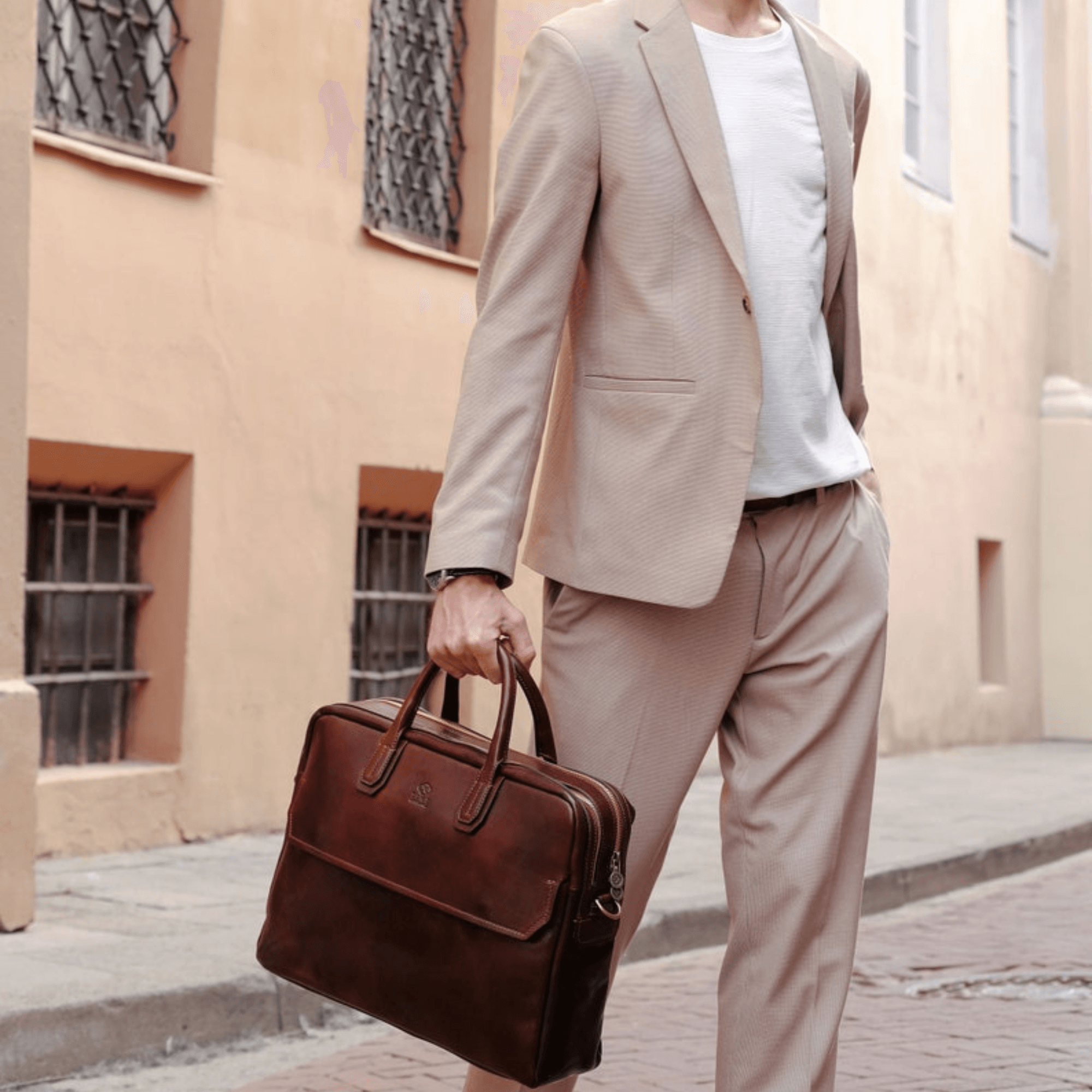 Indian Grandeur Travel Briefcase - Leather Shop Factory