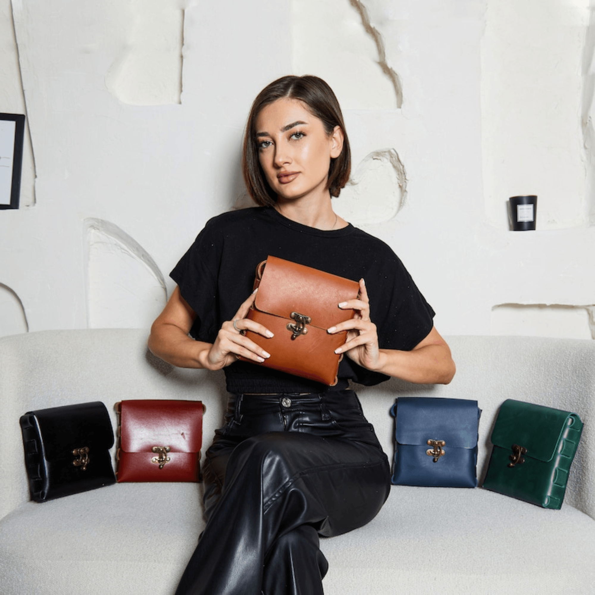 Small Leather Handbag Womens - Leather Shop Factory