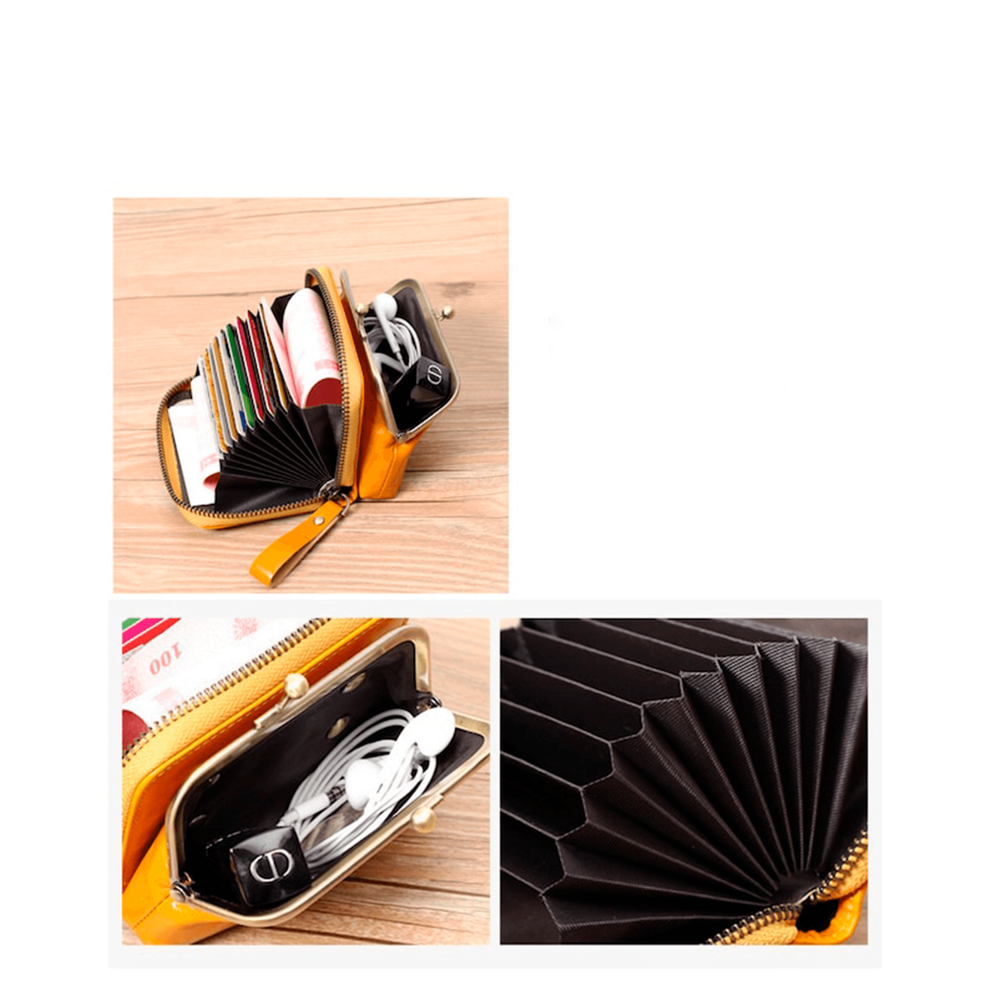 Vintage style women's leather wallet - Leather Shop Factory