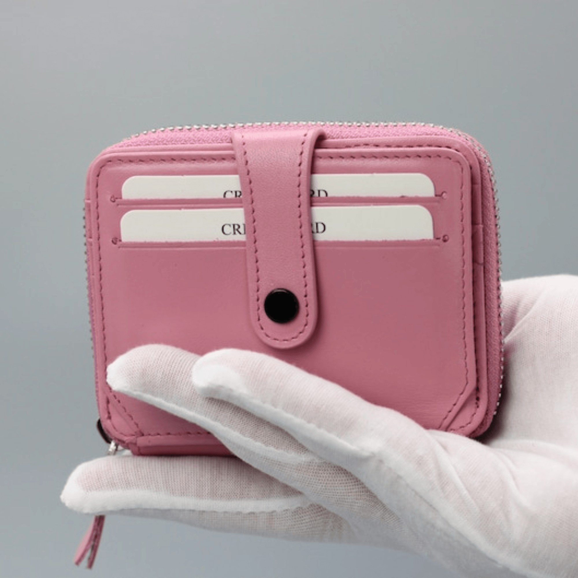 Personalized minimal leather wallet - Leather Shop Factory