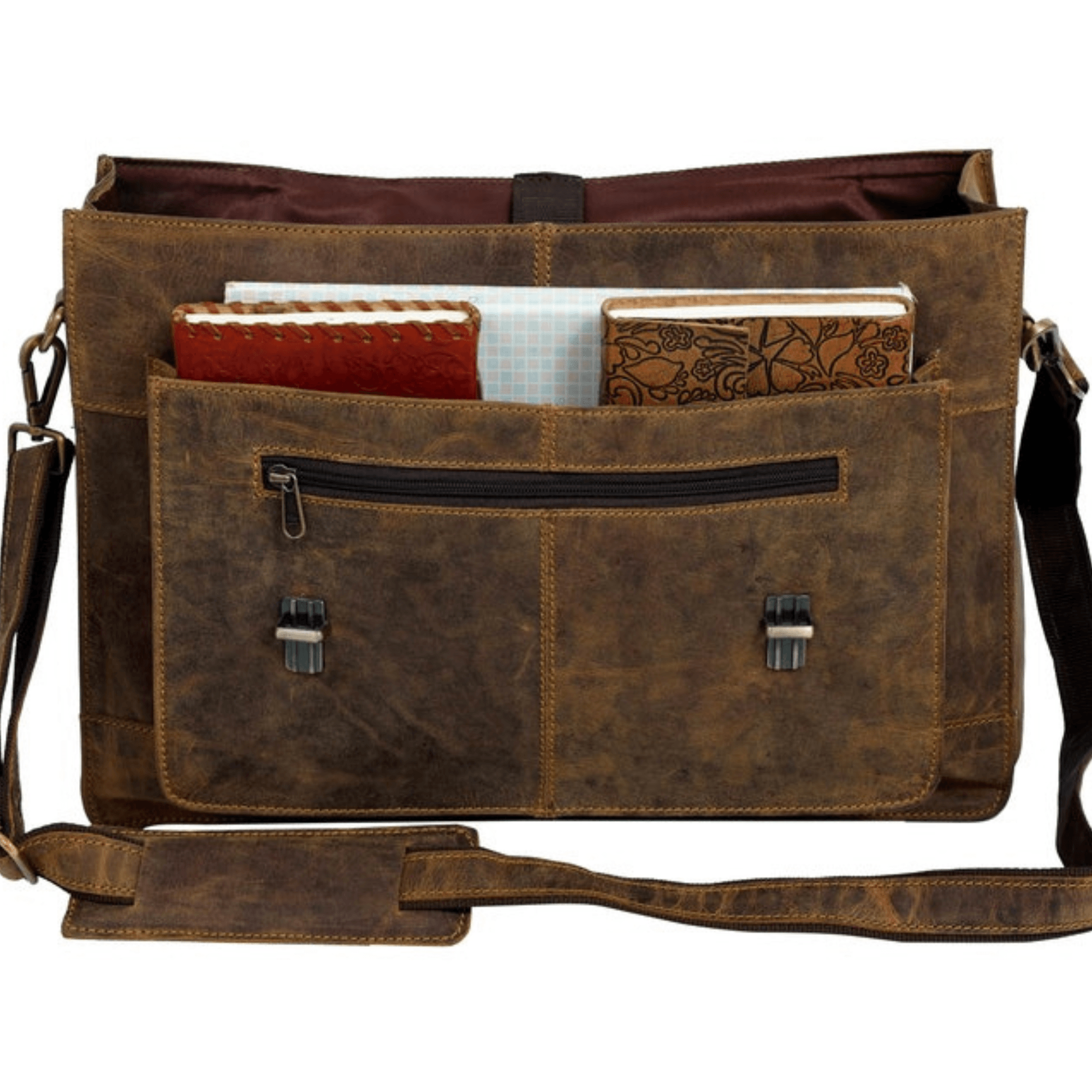 Classic Indian Leather Messenger - Leather Shop Factory