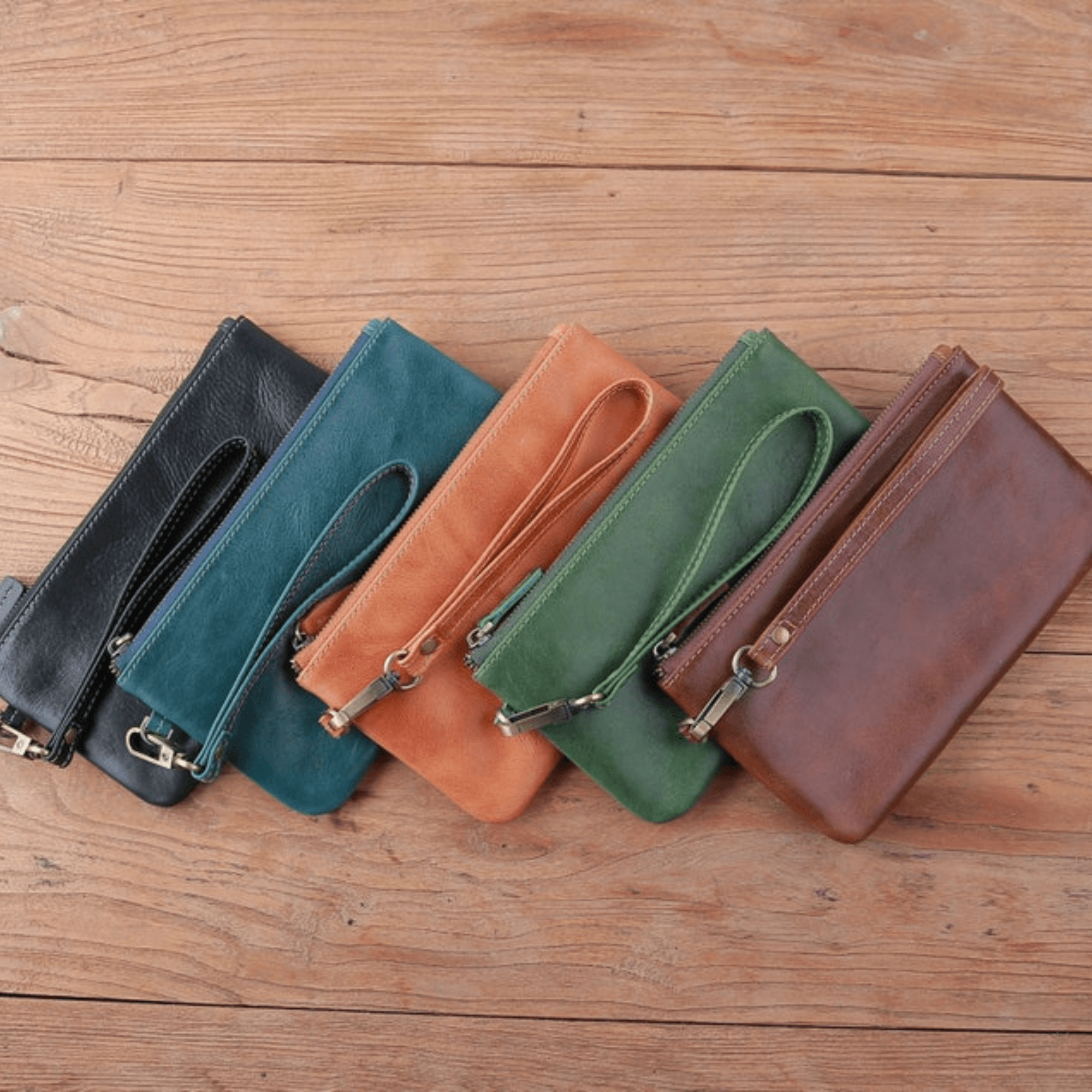Urban Explorer Leather Clutch - Leather Shop Factory