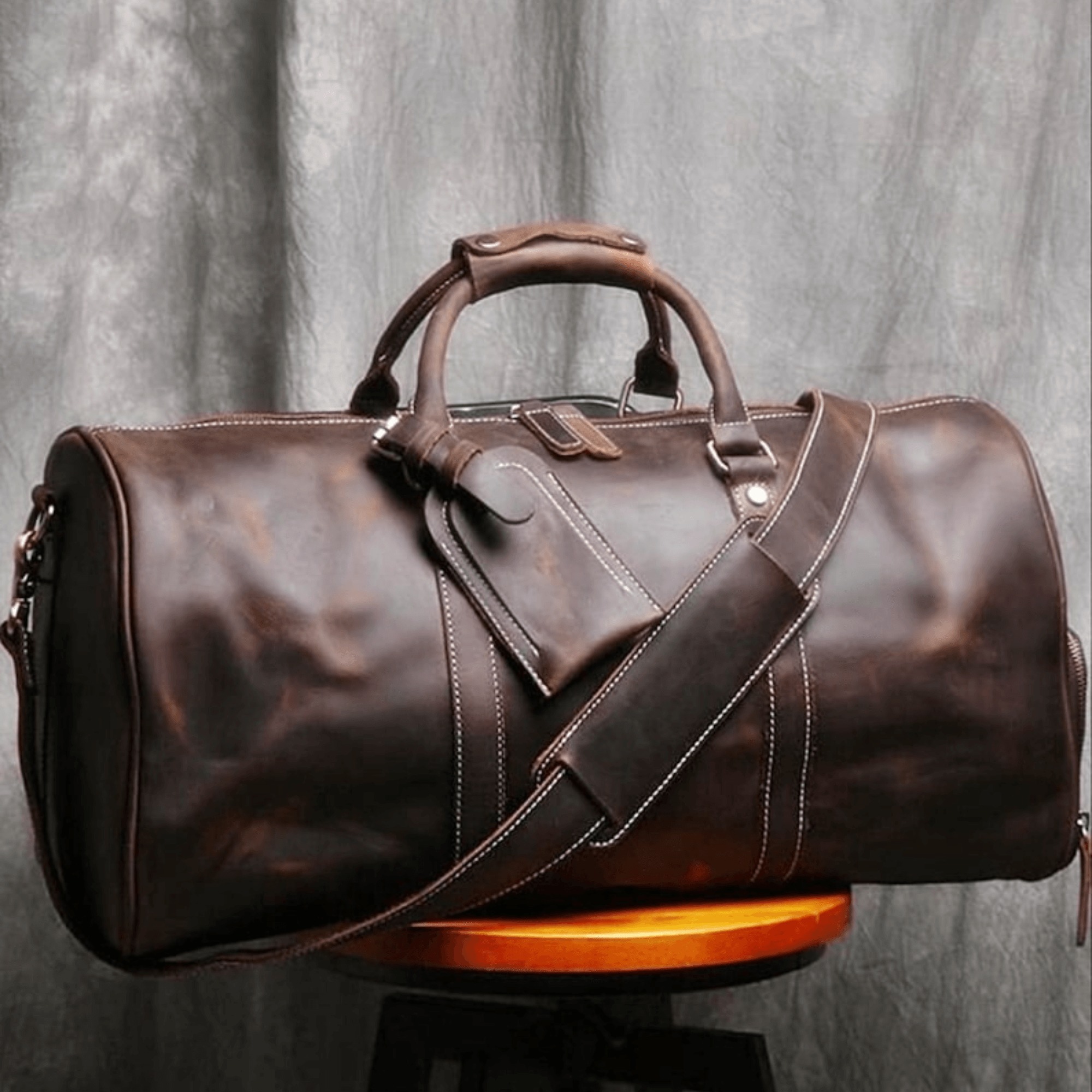 Epicurean Voyager Duffle - Leather Shop Factory