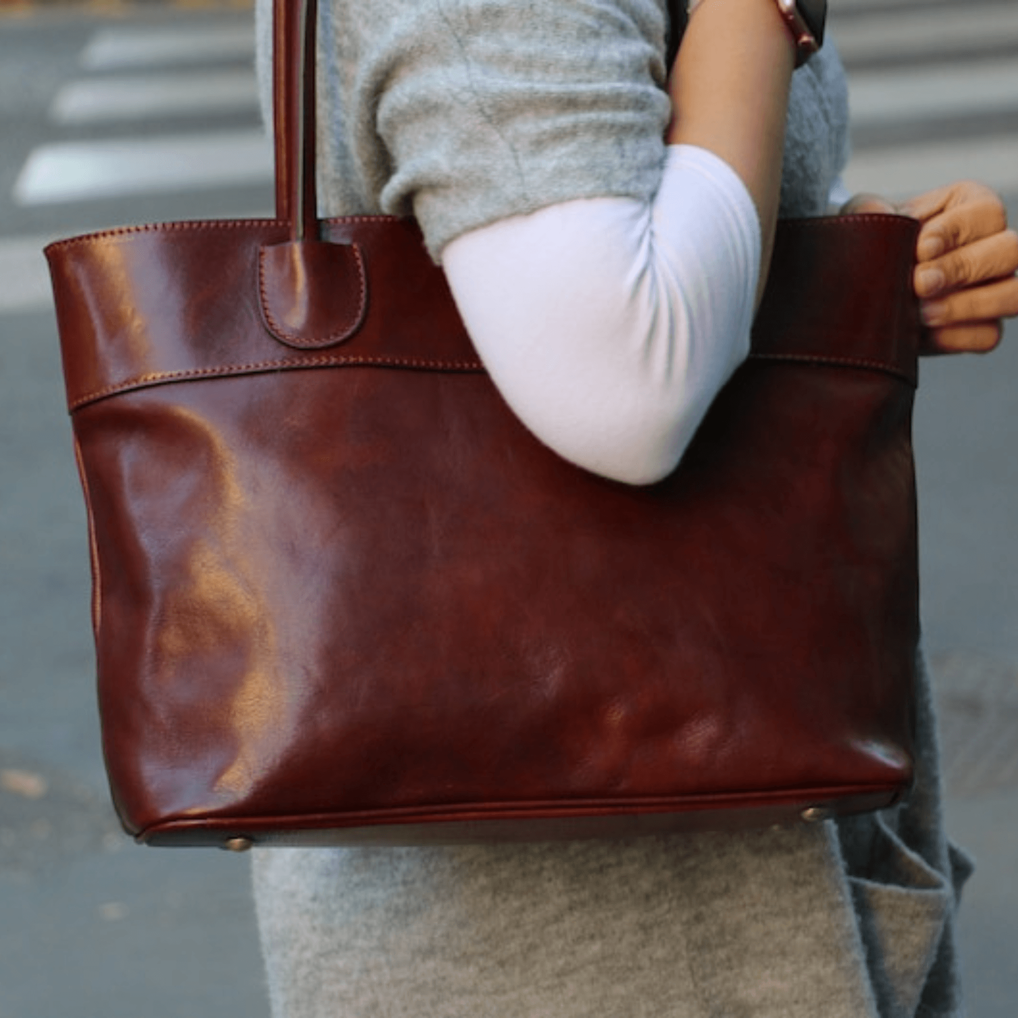 Elegant leather bag - Leather Shop Factory