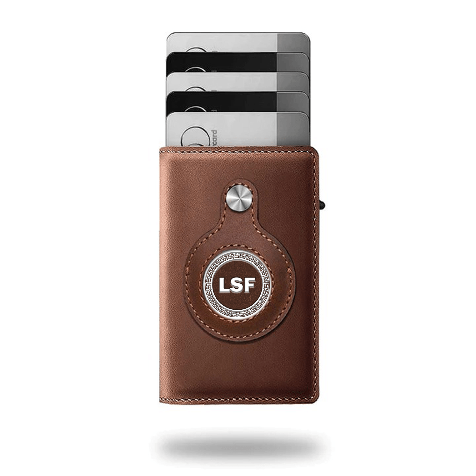 SMART GPS LEATHER SLIDE WALLET - Leather Shop Factory