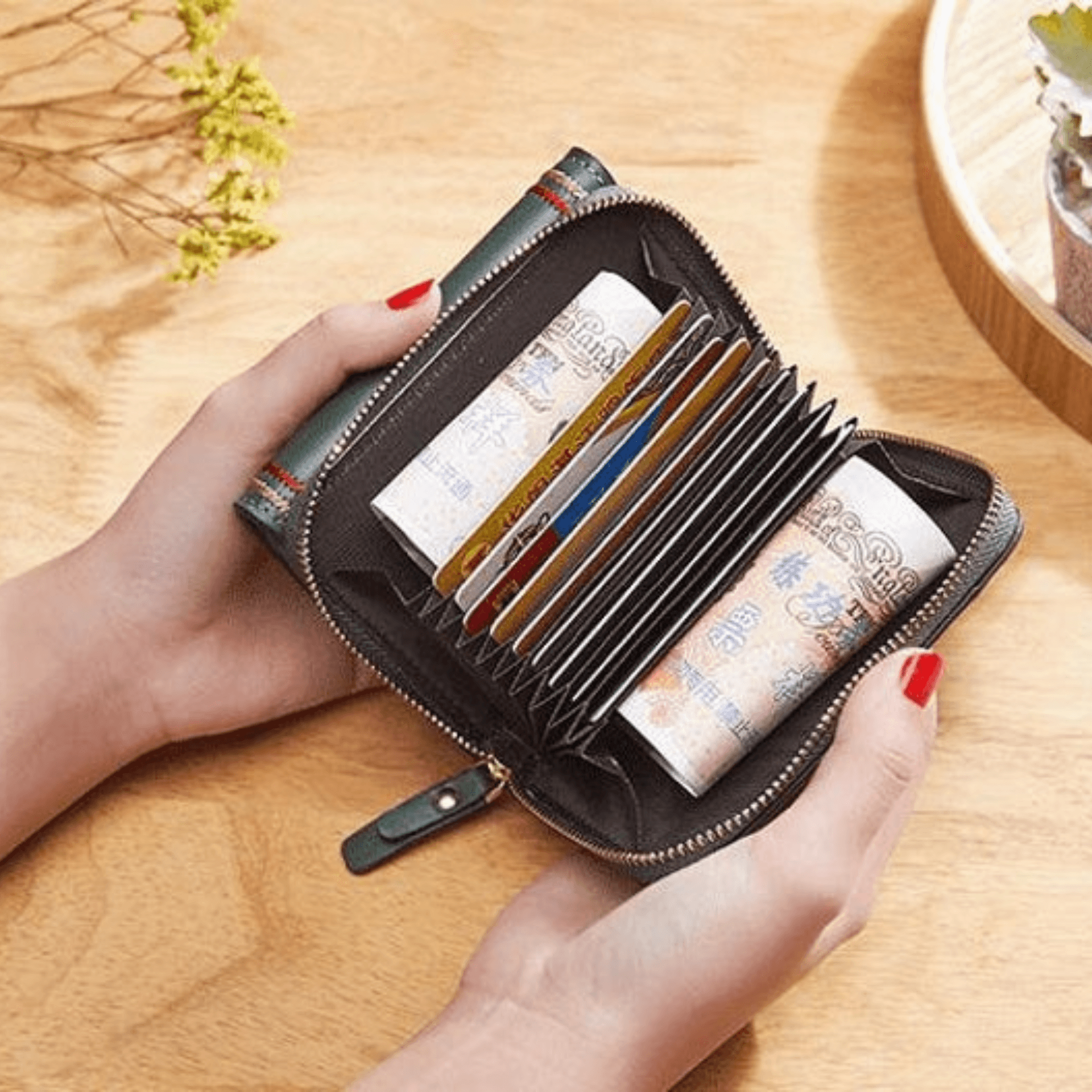 Wallets Large Capacity Card Holders Sophisticated Women's Wallets - Leather Shop Factory