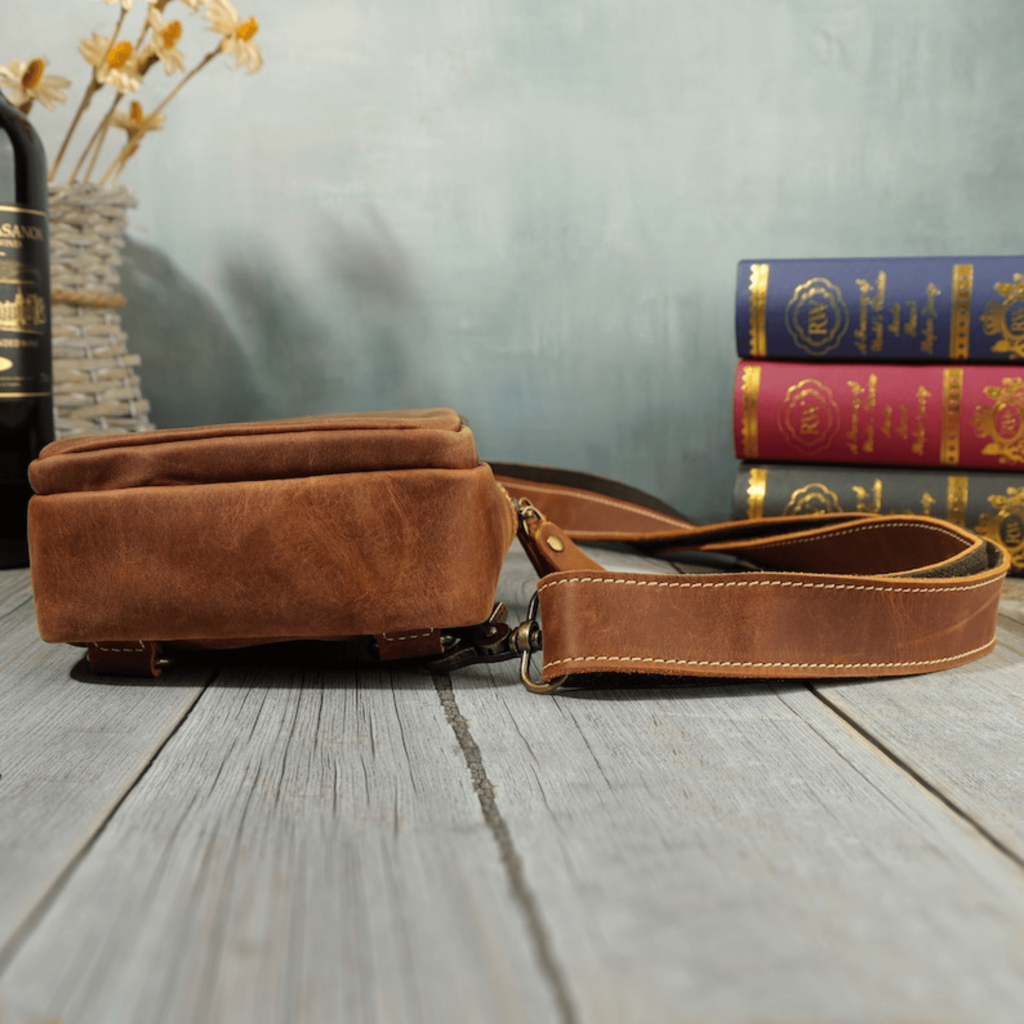 Travel Sling Bag - Leather Shop Factory
