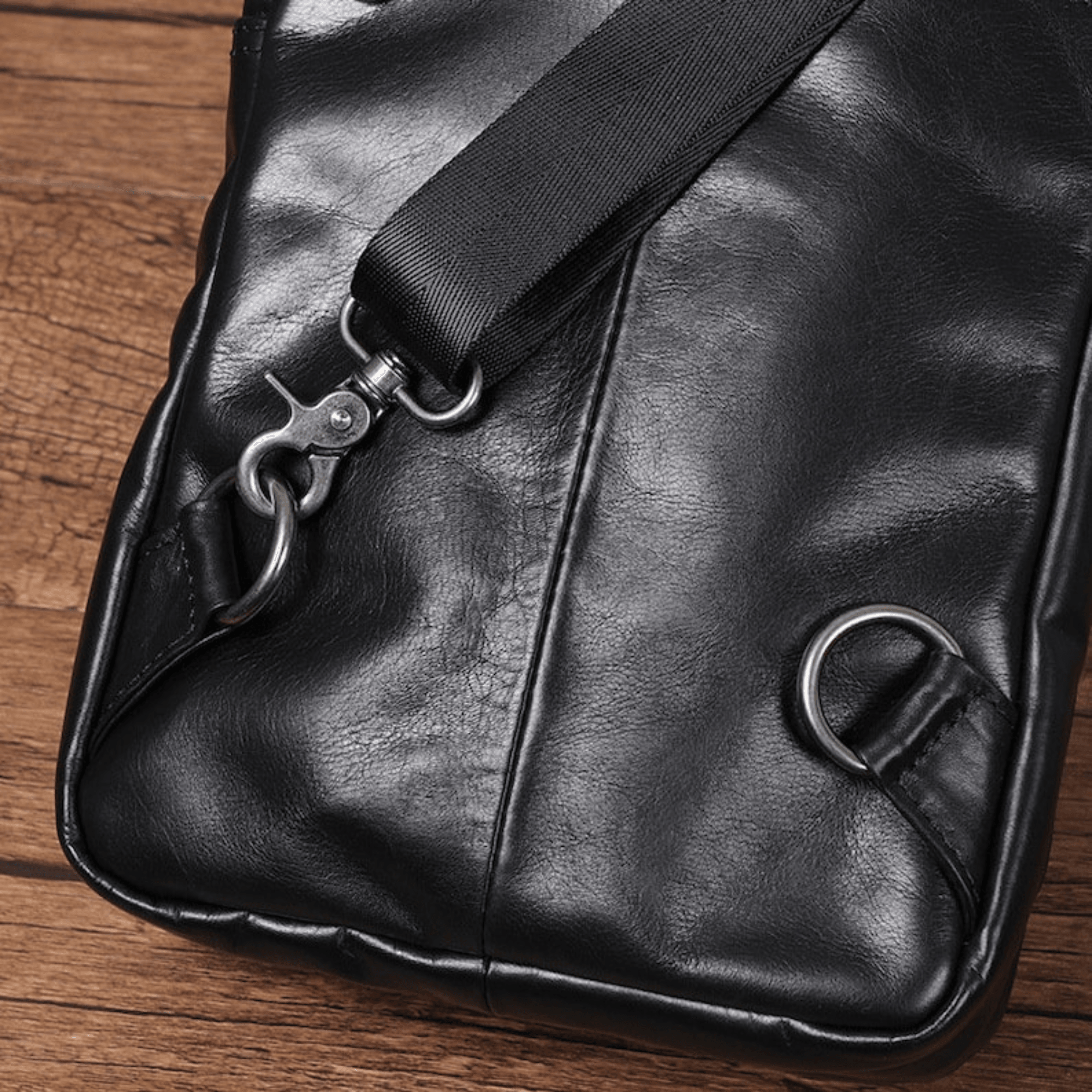Leather sling bag for men - Leather Shop Factory