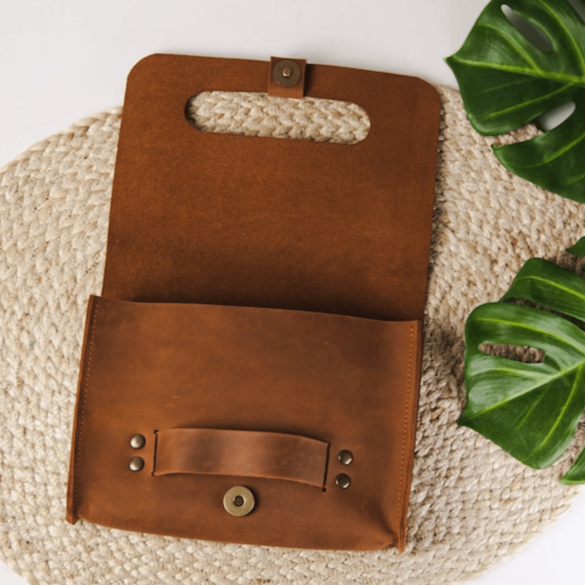 India-Made Full Grain Leather EDC Pocket Organizer - Leather Shop Factory