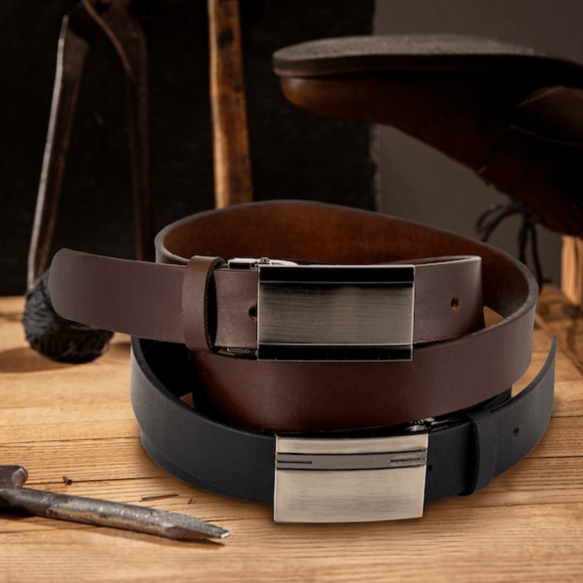 Dress Belt for Men Free Personalization - Leather Shop Factory