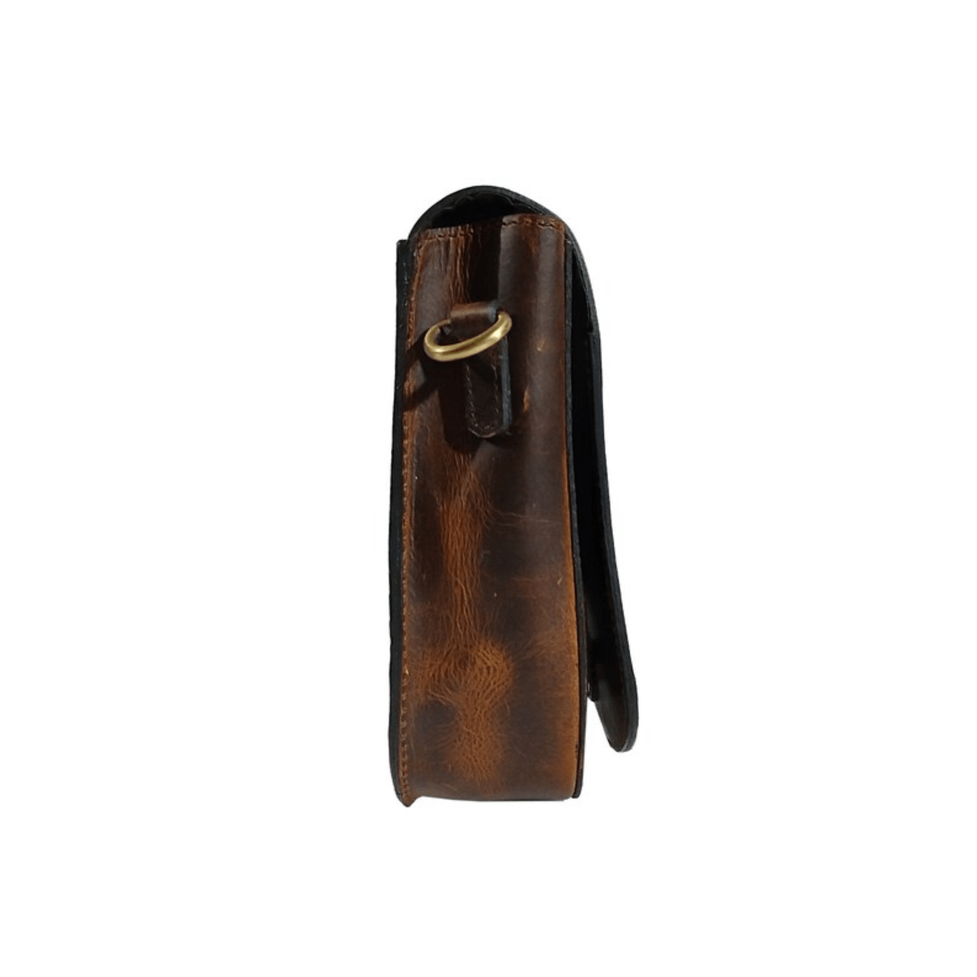 Handmade personalized leather crossbody