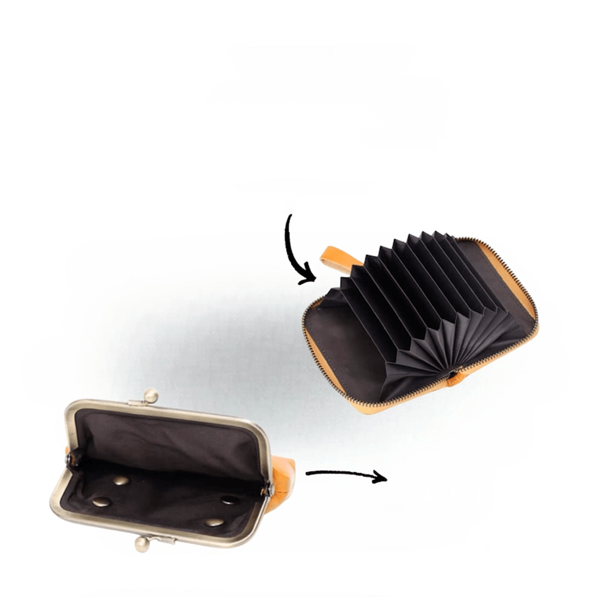 Vintage style women's leather wallet - Leather Shop Factory