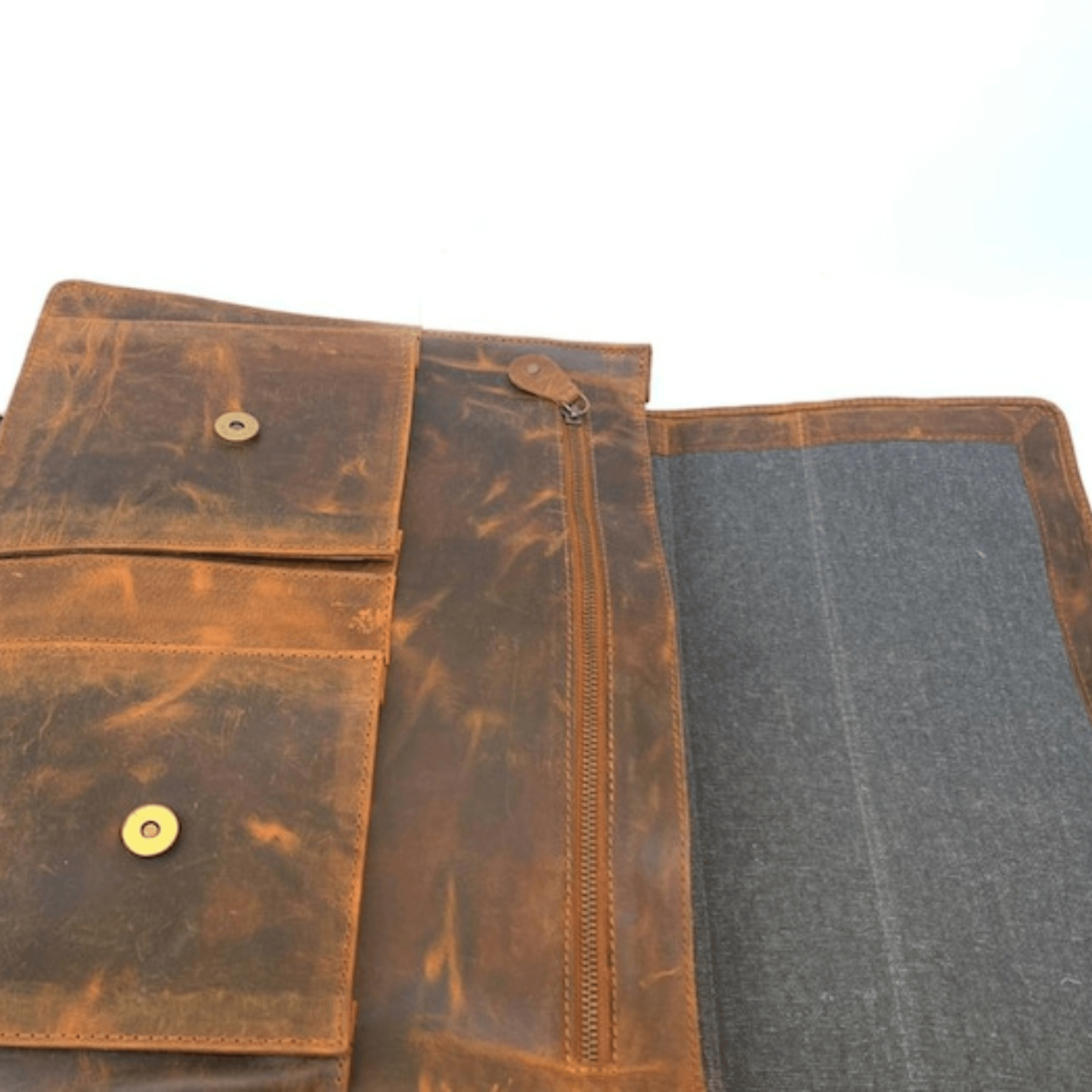 Indian Vintage Elegance Laptop Messenger - Leather Shop Factory