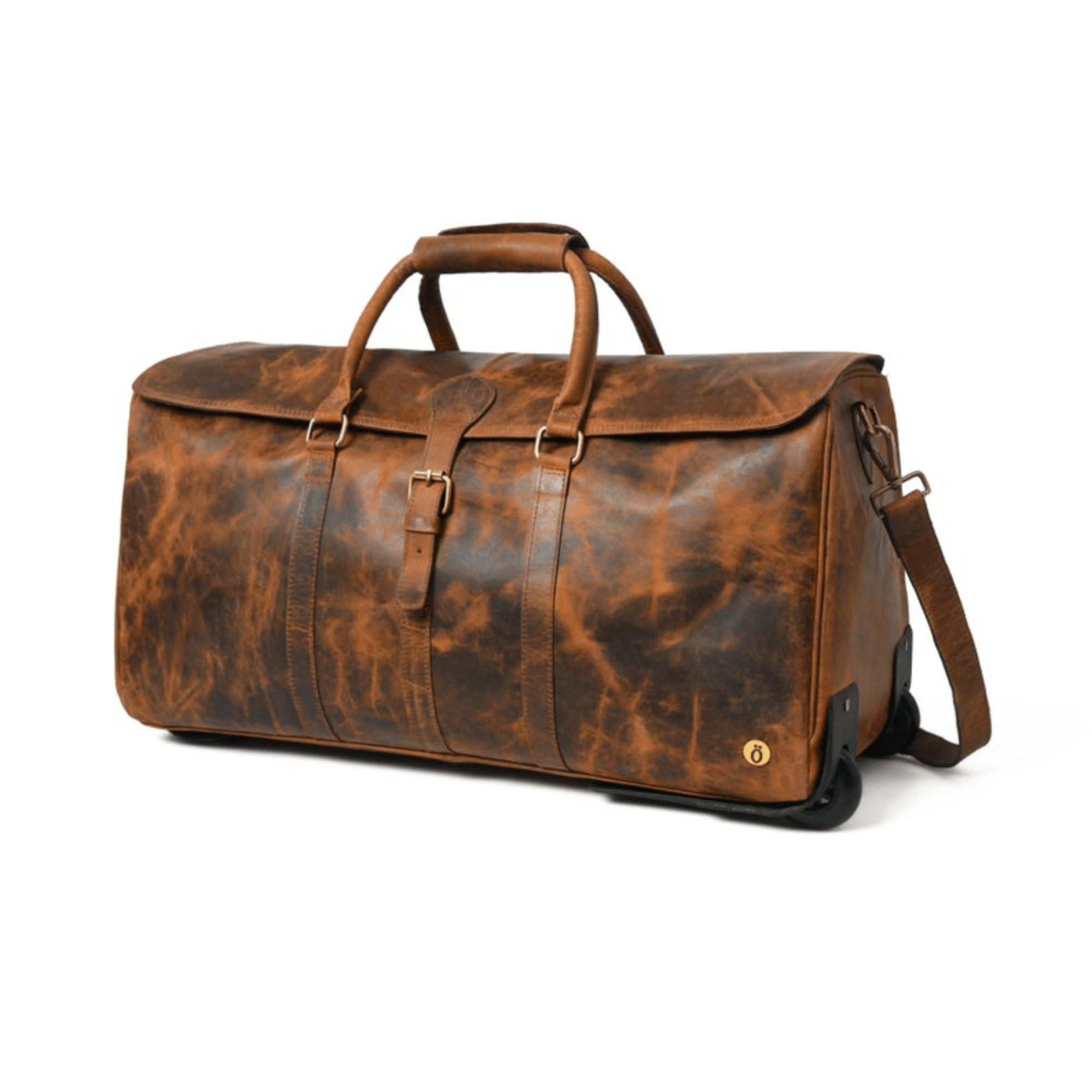 Indian Odyssey Rolling Leather Duffle - Leather Shop Factory
