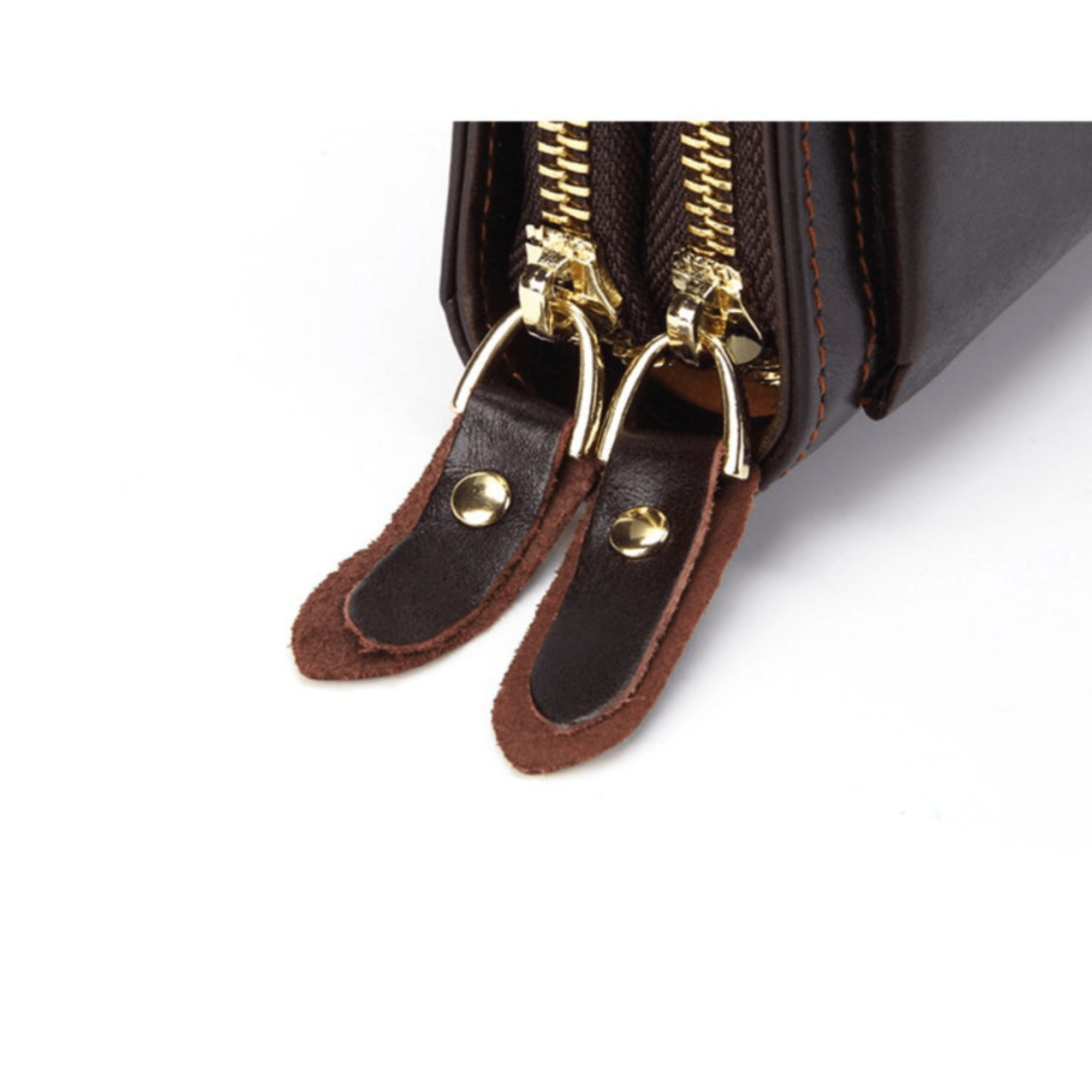 Premium Leather Men's Clutch - Sophisticated Organization for the Modern Gentleman - Leather Shop Factory