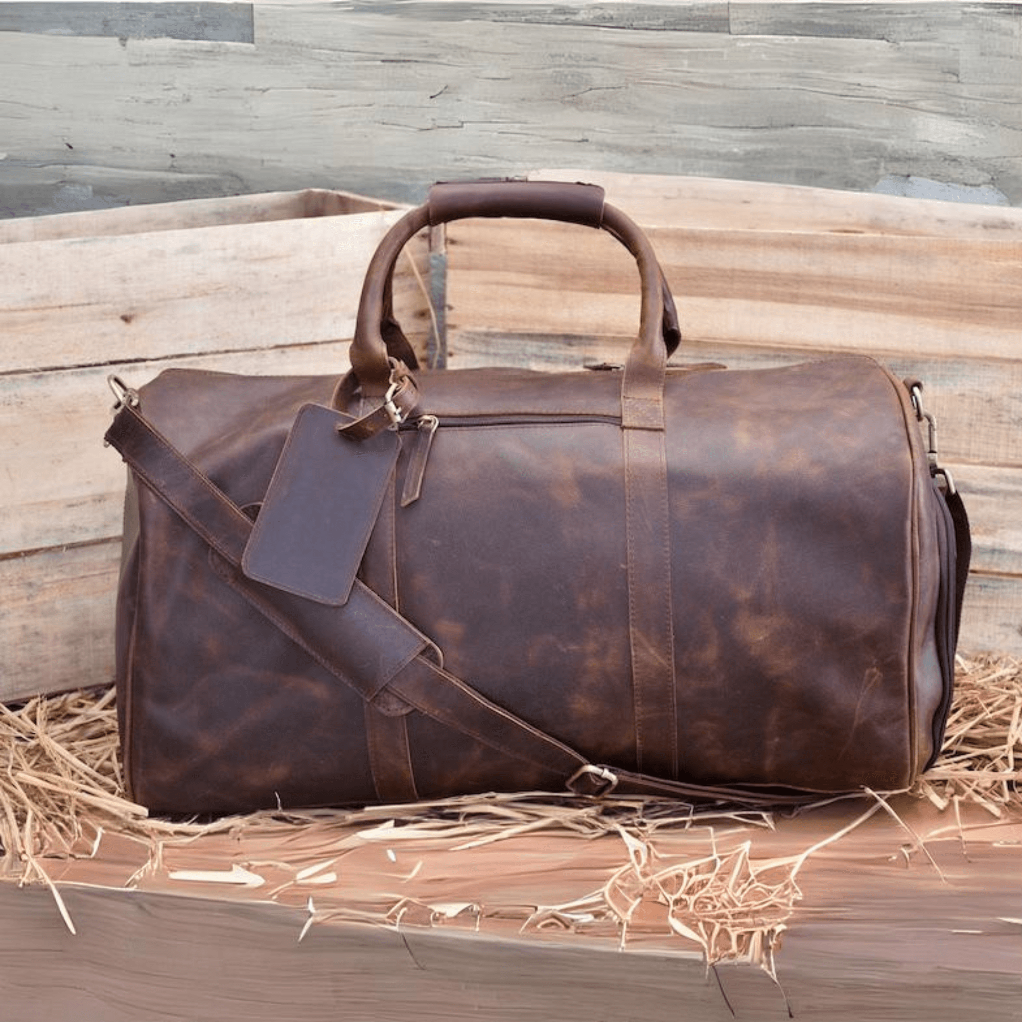 Elysian Voyager: The Ultimate Weekender Bag - Leather Shop Factory