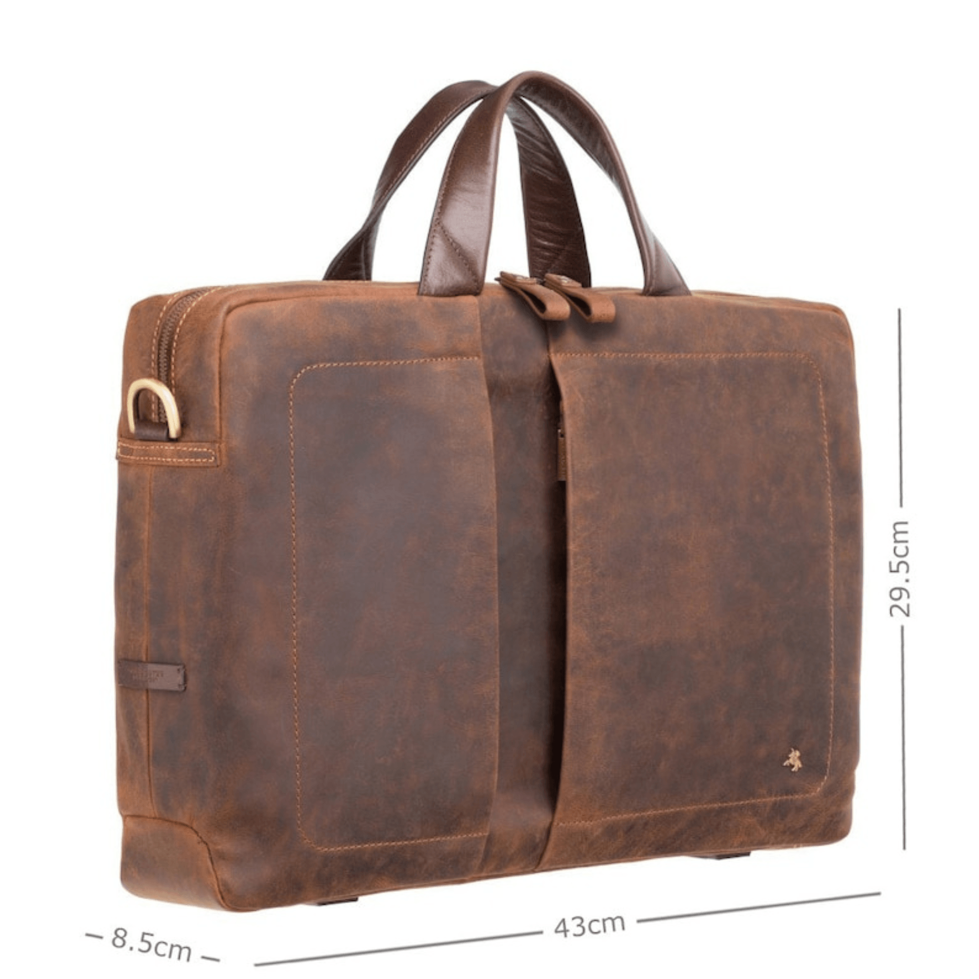 Indian Distressed Elegance Laptop & Tablet Bag - Leather Shop Factory