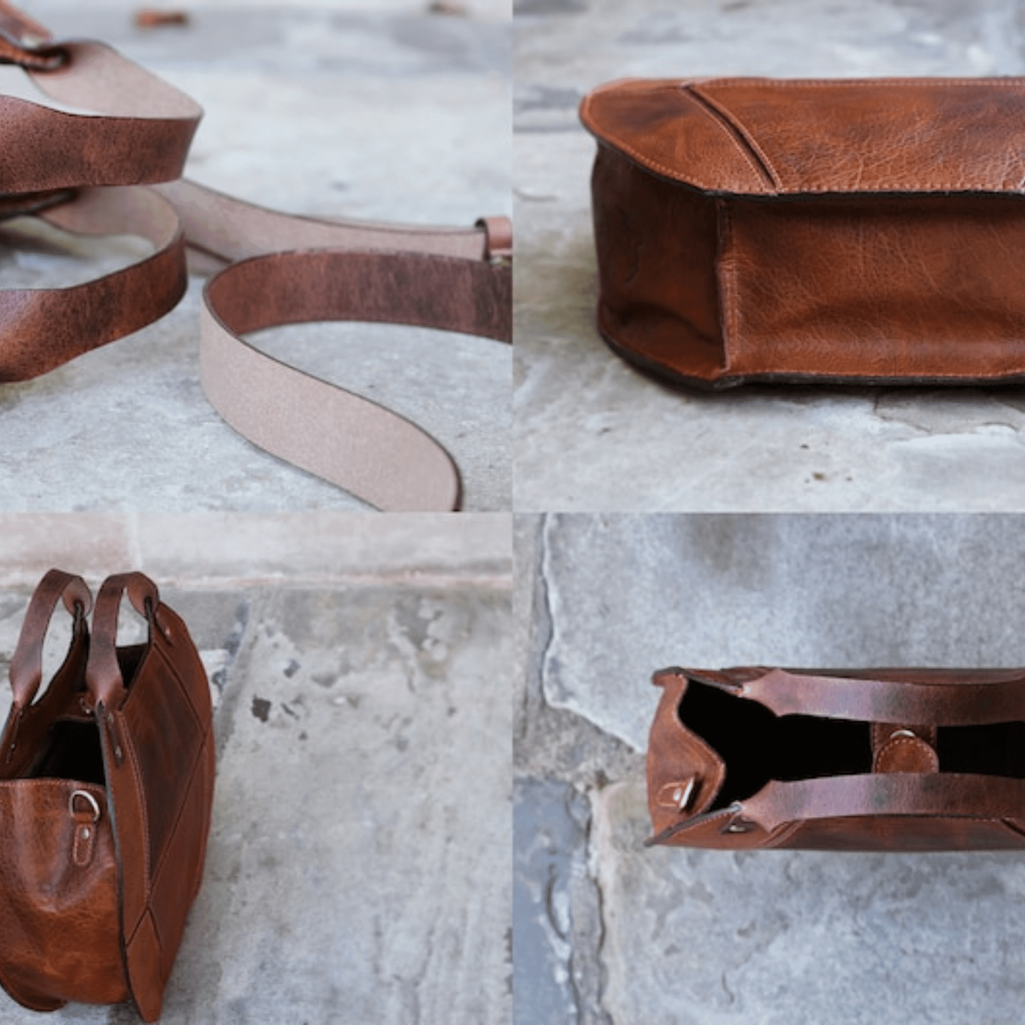 Personalised Leather Handbag