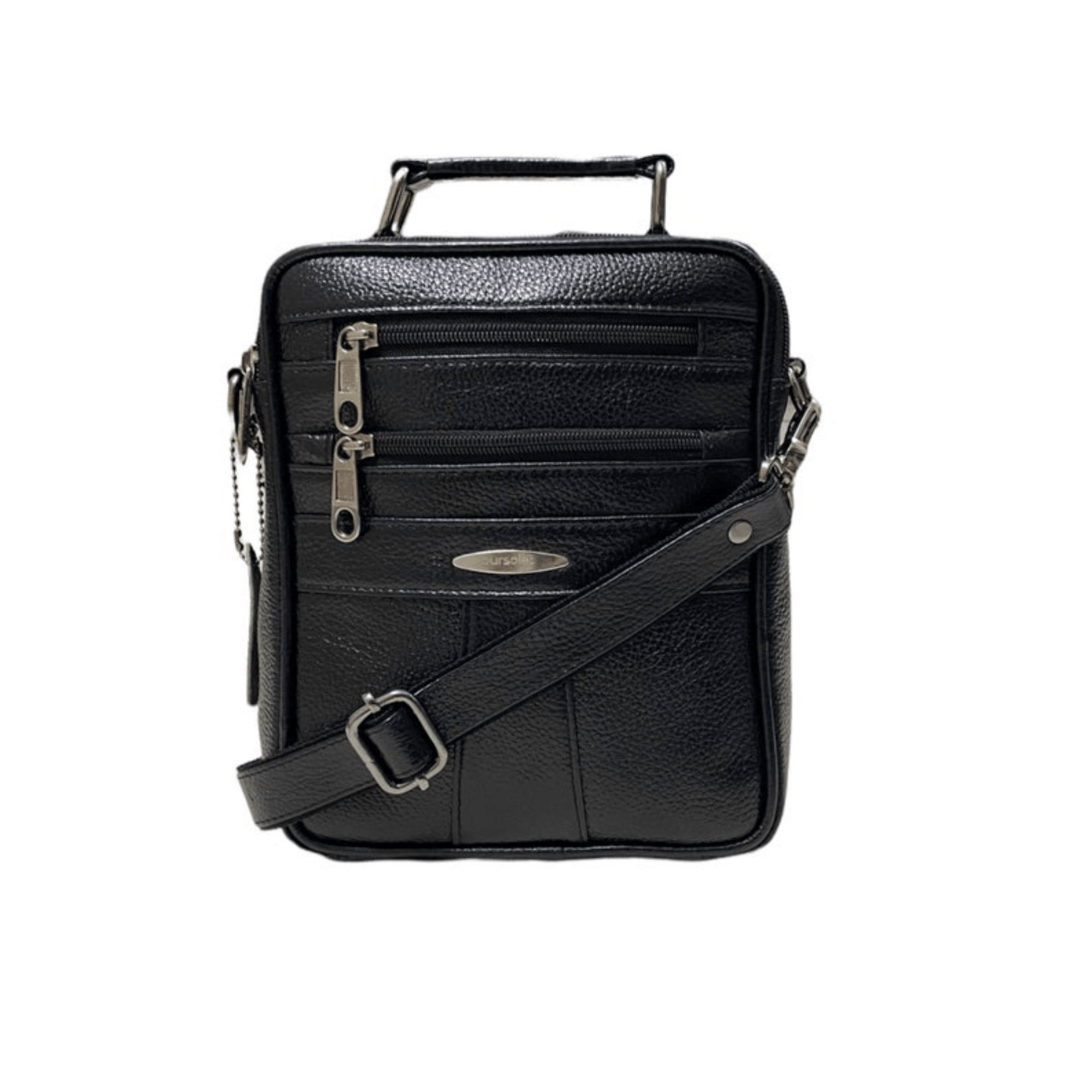 Handmade Genuine Leather Cross Body Sling Bag - Leather Shop Factory