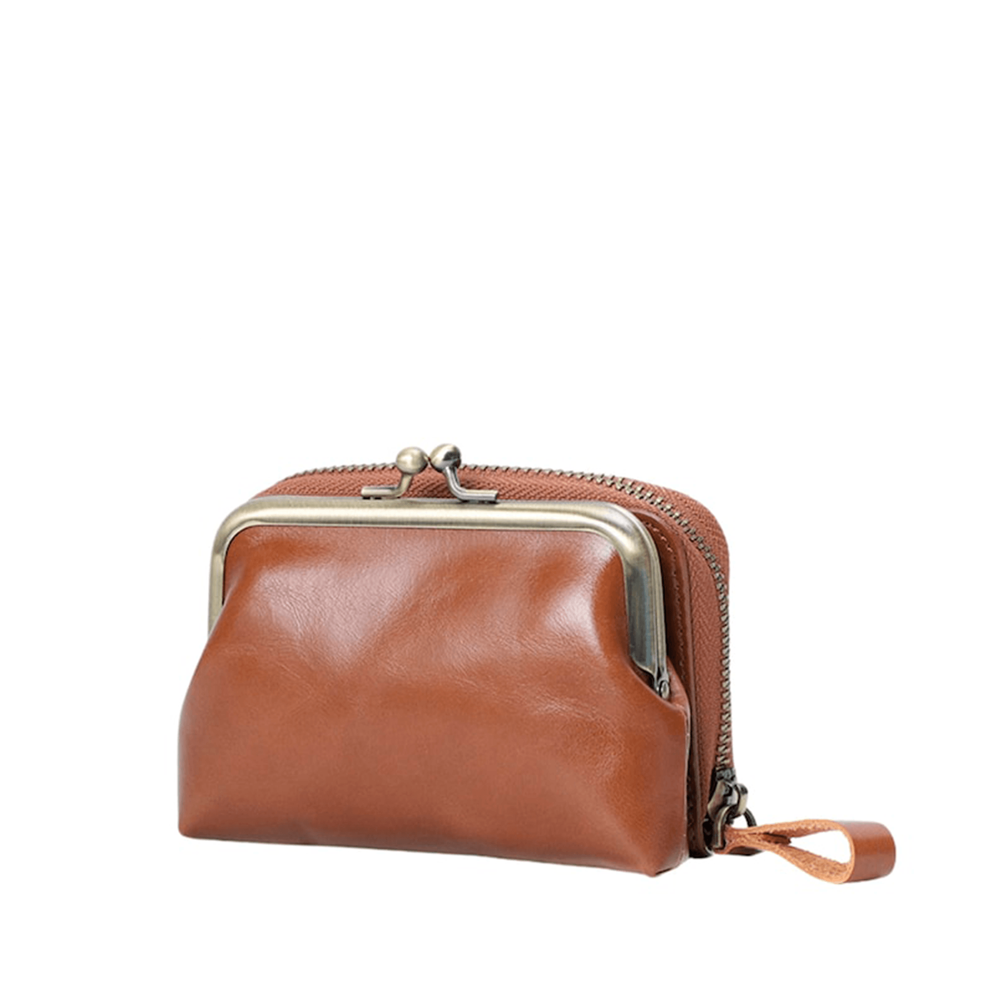 Vintage style women's leather wallet - Leather Shop Factory