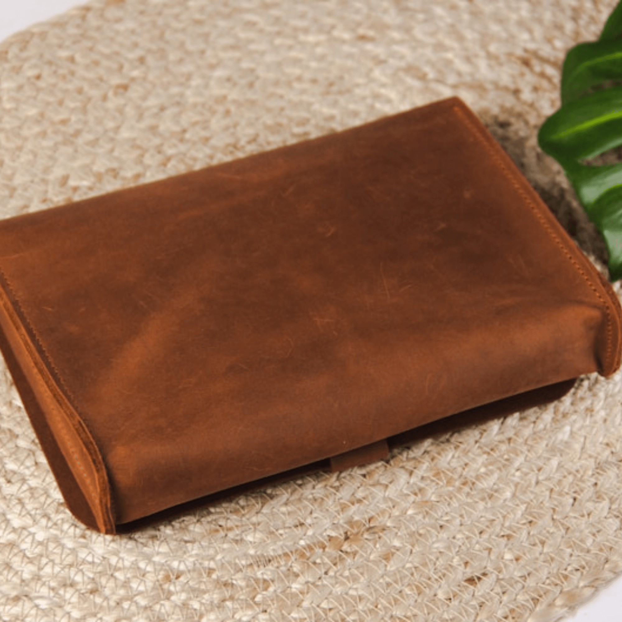 India-Made Full Grain Leather EDC Pocket Organizer - Leather Shop Factory