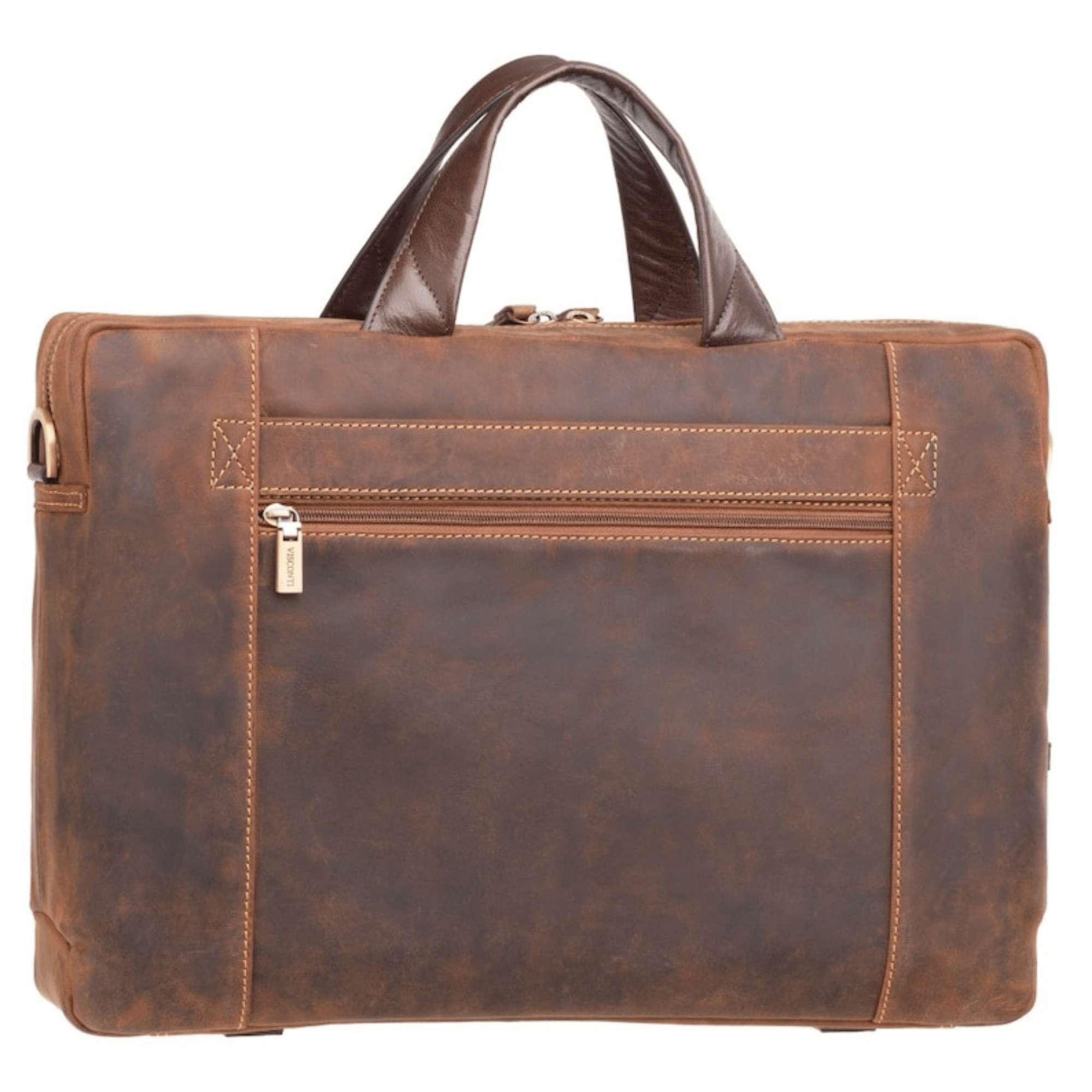 Indian Distressed Elegance Laptop & Tablet Bag - Leather Shop Factory