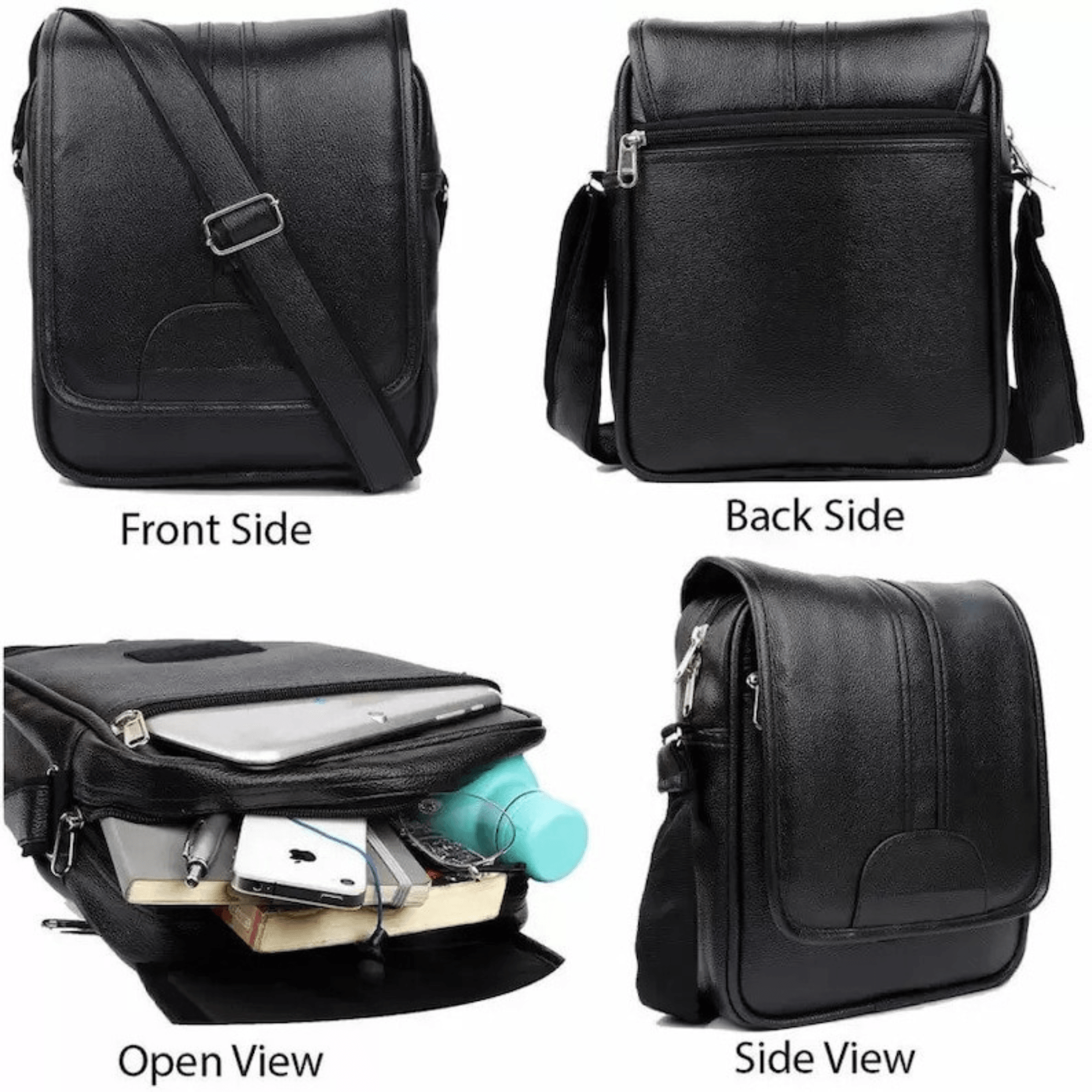 Vegan Leather Sling Bag - Leather Shop Factory