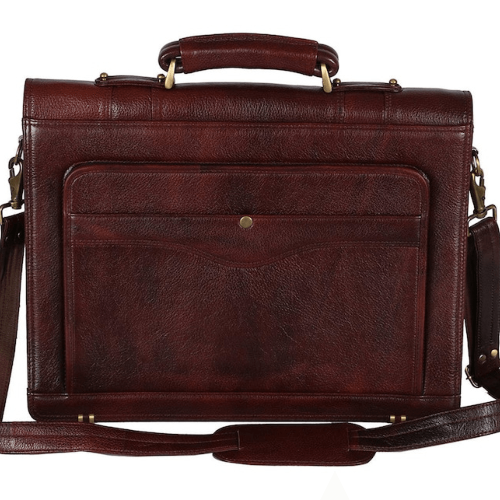 Indian Elegance Business Briefcase - Leather Shop Factory