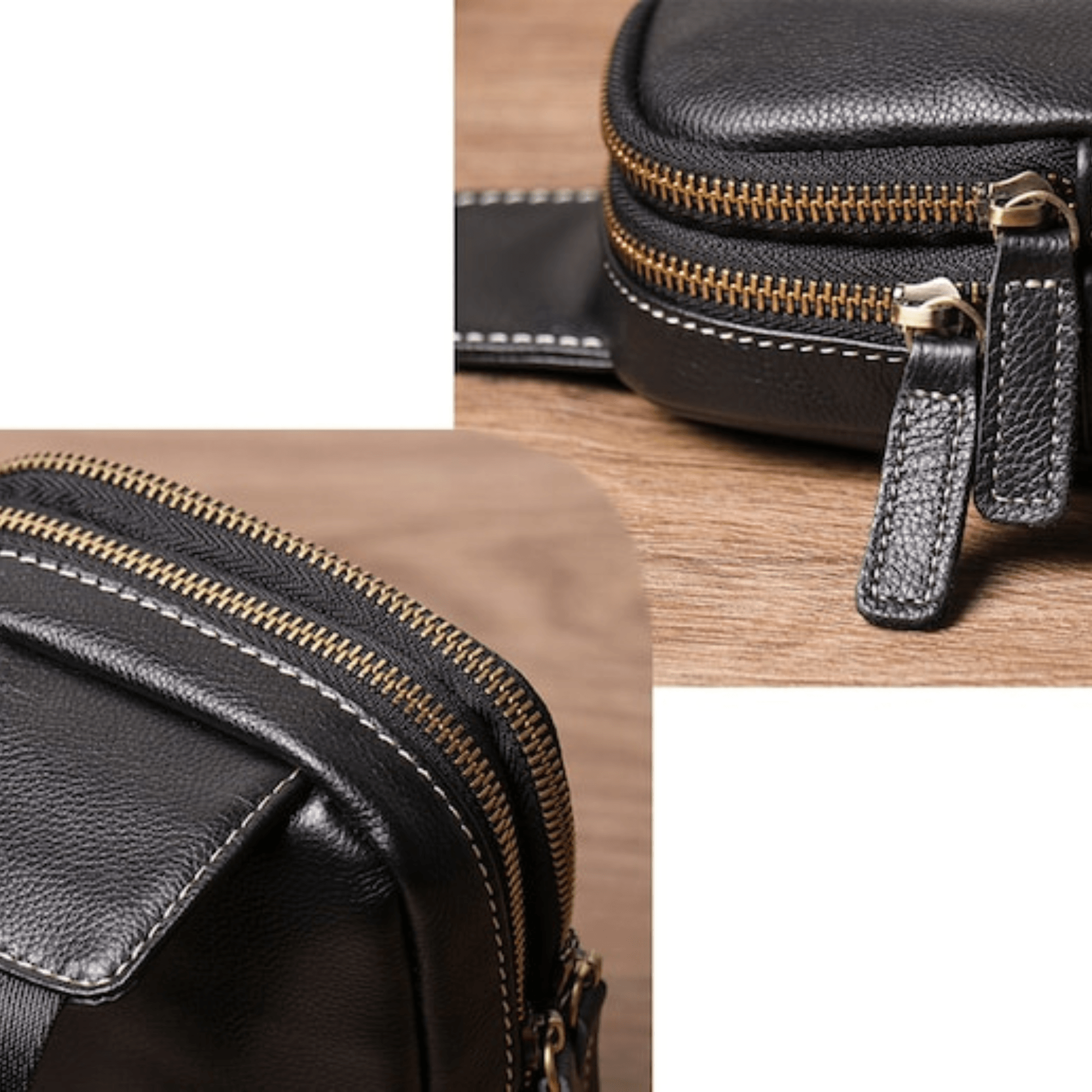 Gift for Christmas Leather Sling Bag - Leather Shop Factory