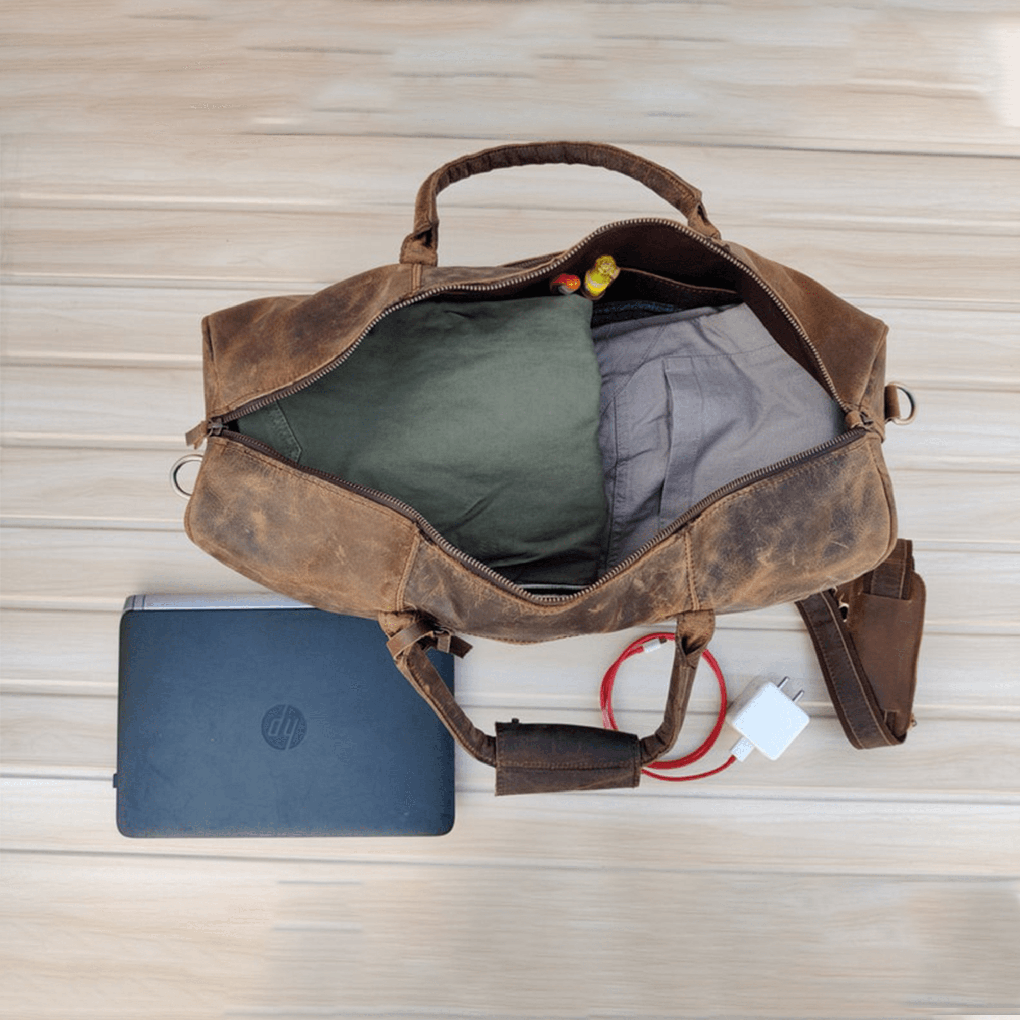 Morello Elegance Weekender - Leather Shop Factory