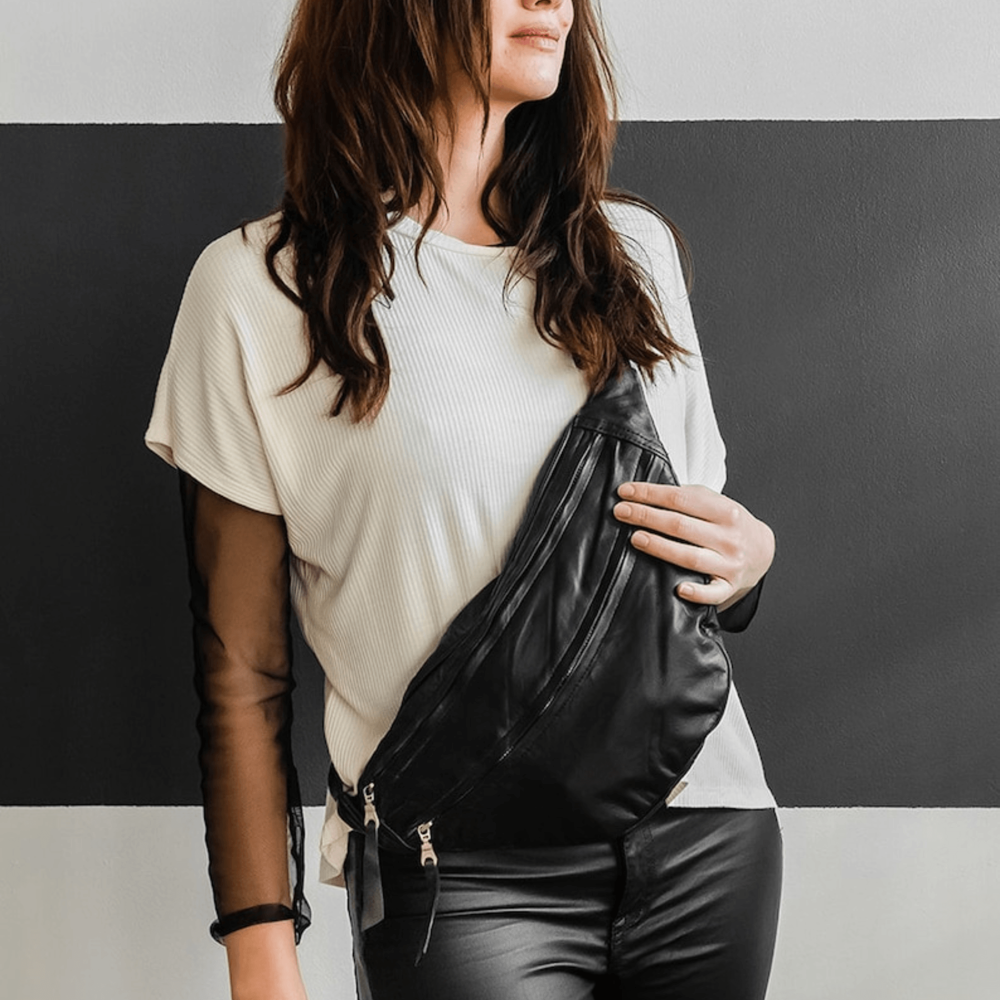 Modern Sling Bag - Leather Shop Factory