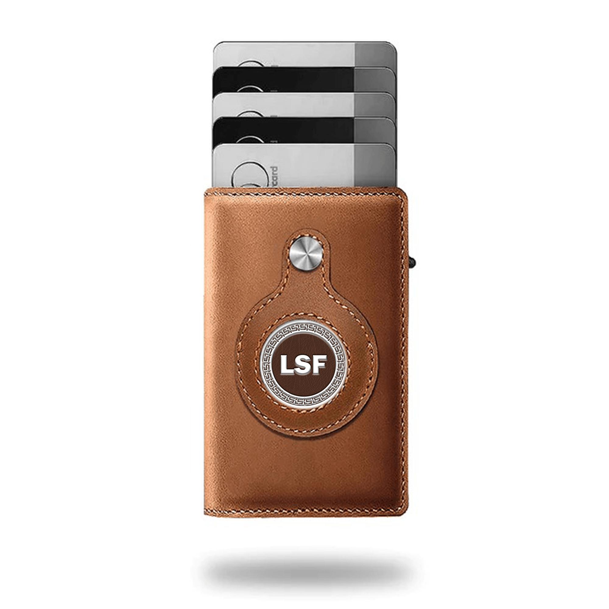 SMART GPS LEATHER SLIDE WALLET - Leather Shop Factory
