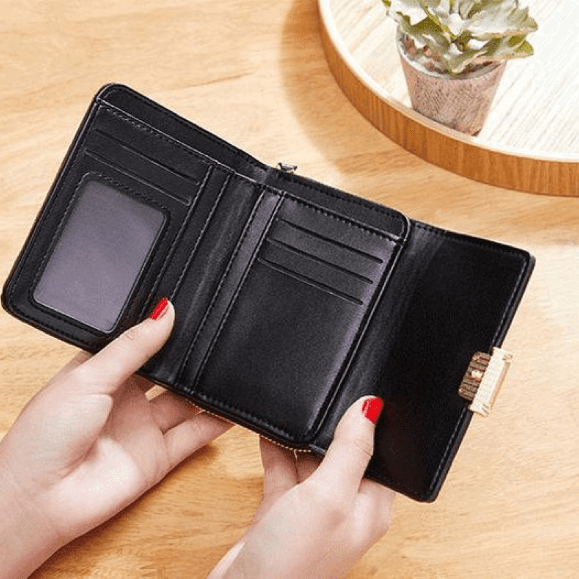 Wallets Large Capacity Card Holders Sophisticated Women's Wallets - Leather Shop Factory