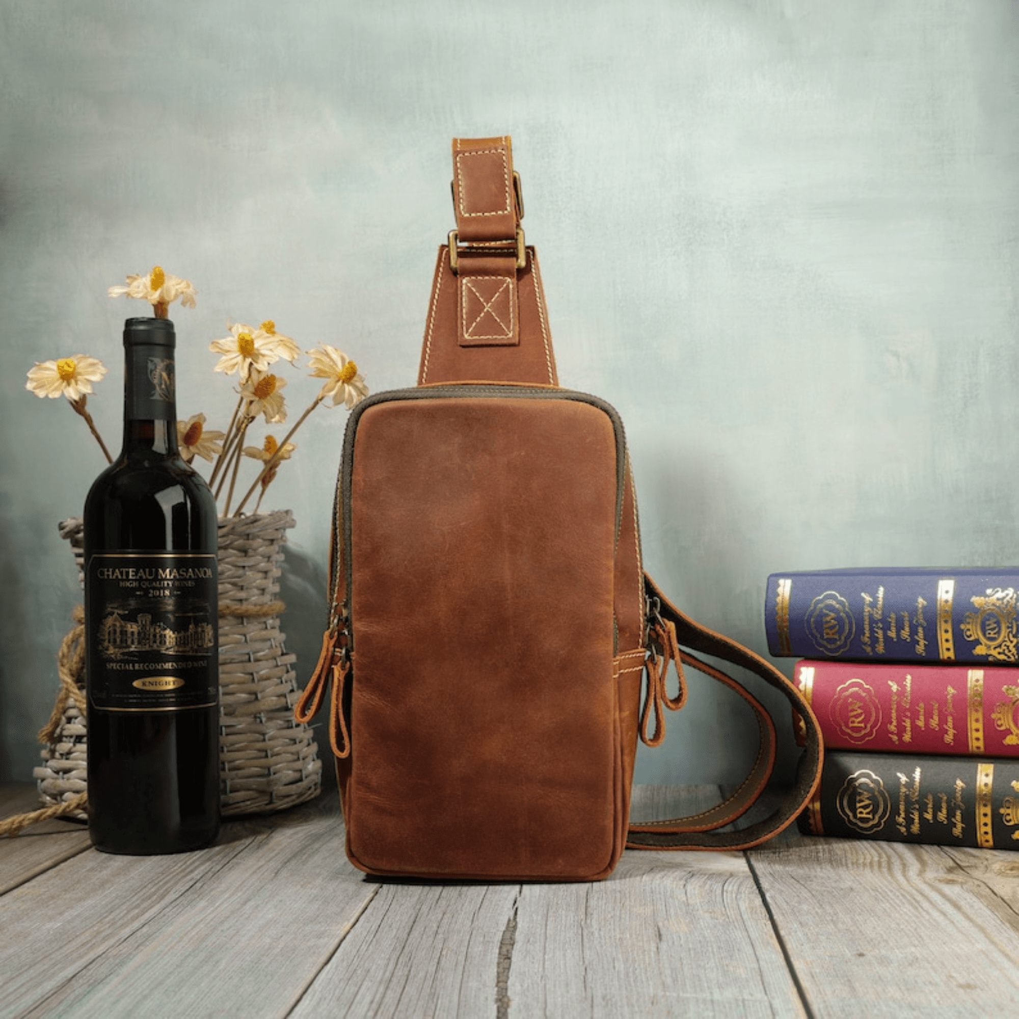 Travel Sling Bag - Leather Shop Factory