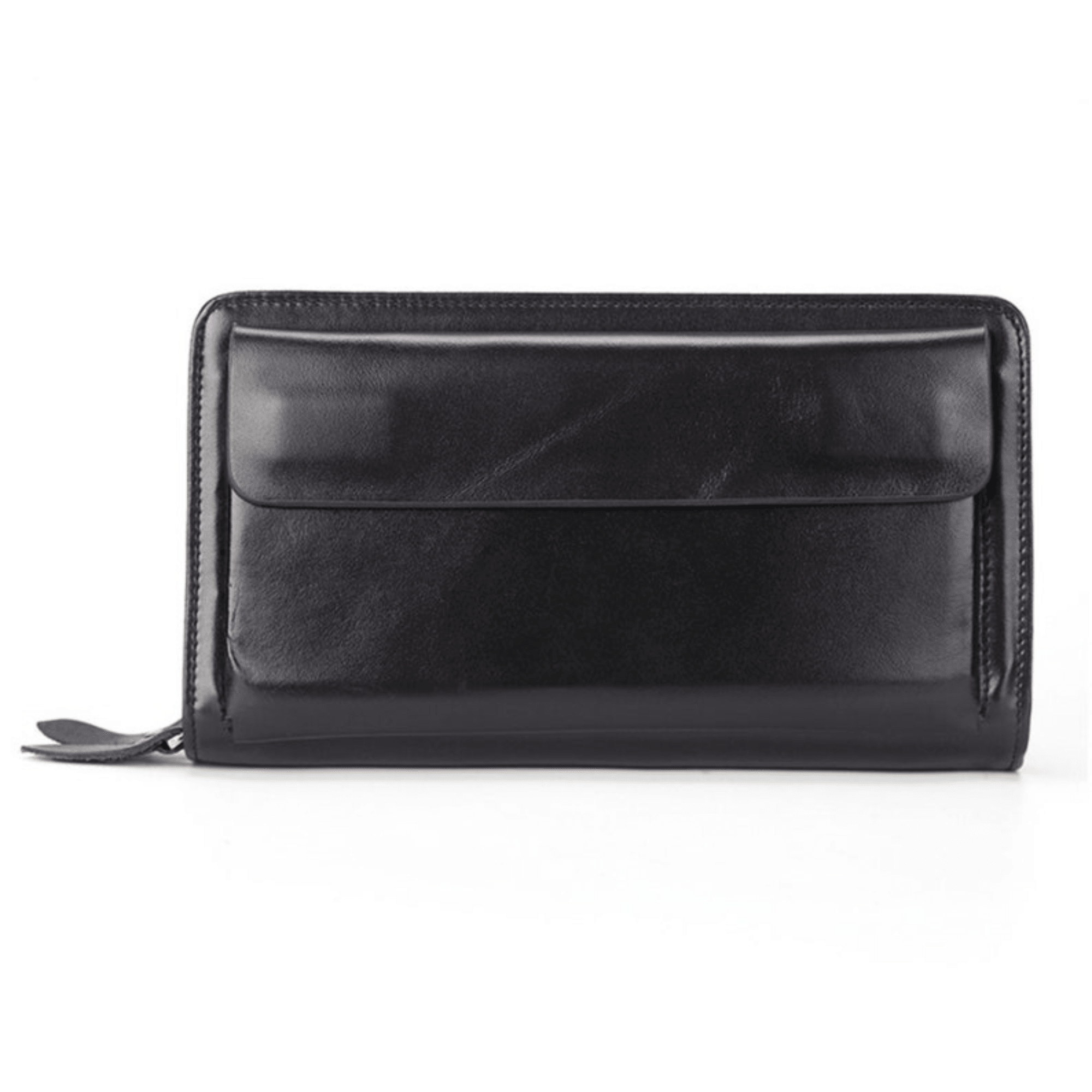 Premium Leather Men's Clutch - Sophisticated Organization for the Modern Gentleman - Leather Shop Factory
