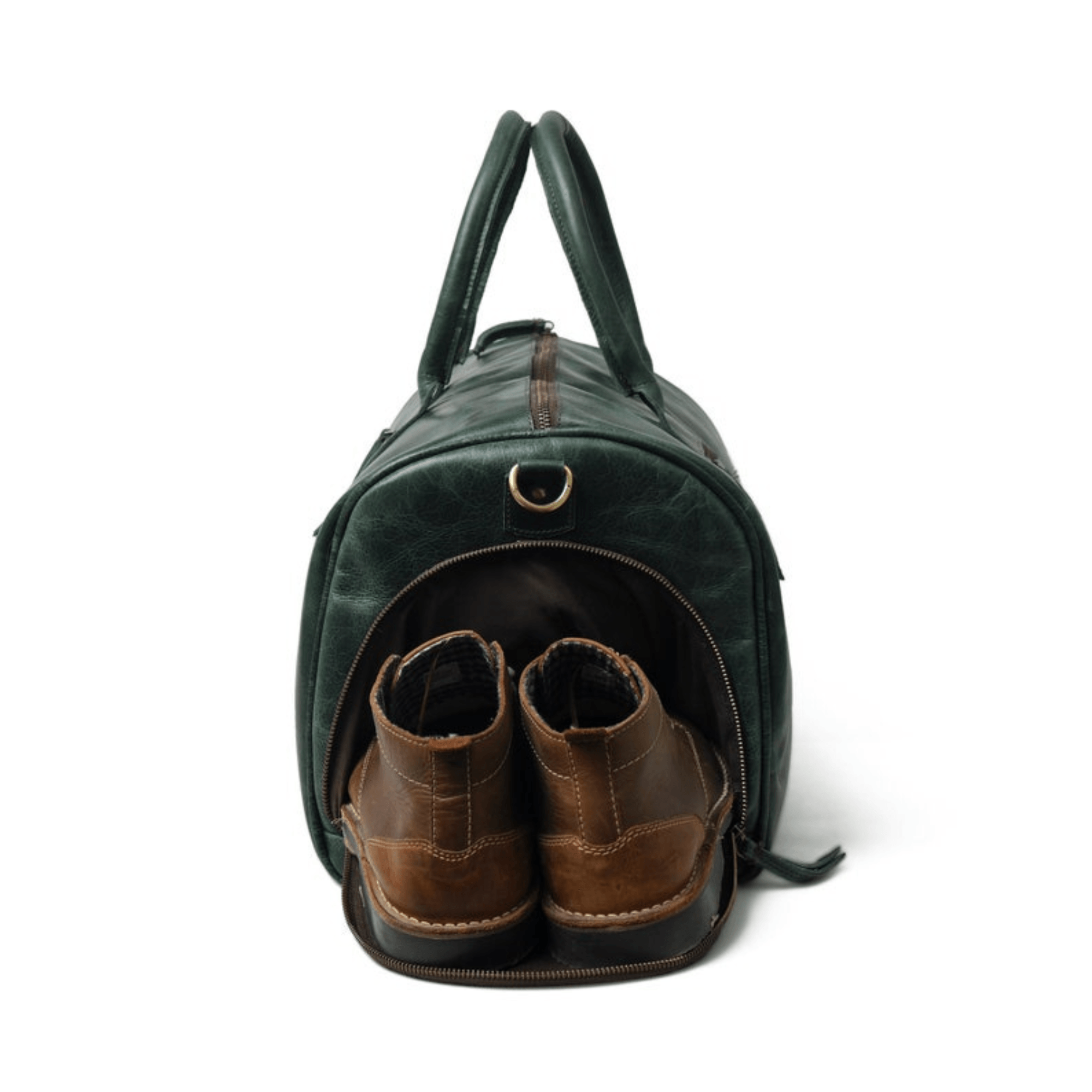 Indian Elite Voyager Duffle with Shoe Compartment - Leather Shop Factory