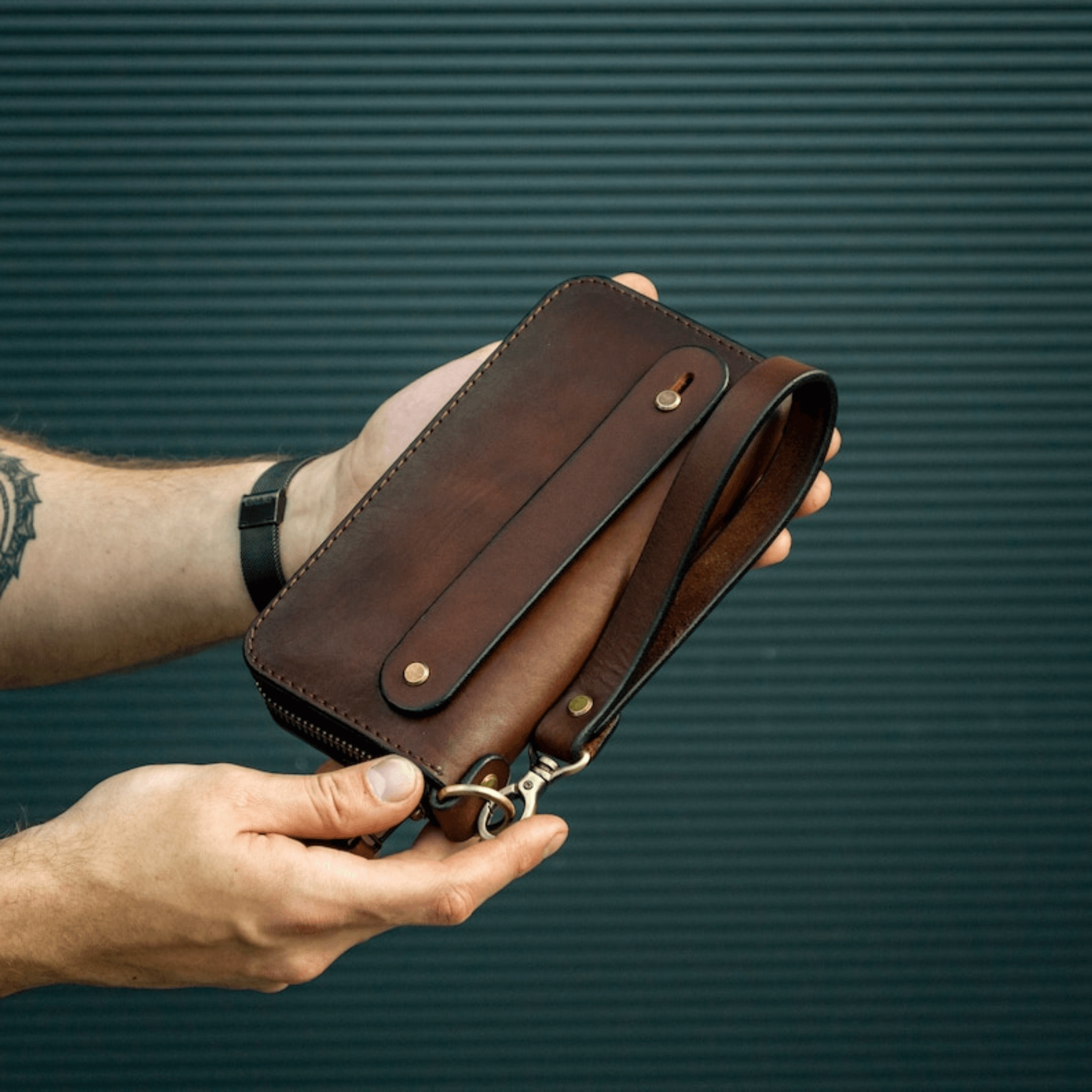 Leather Clutch Bag for Mens - Leather Shop Factory