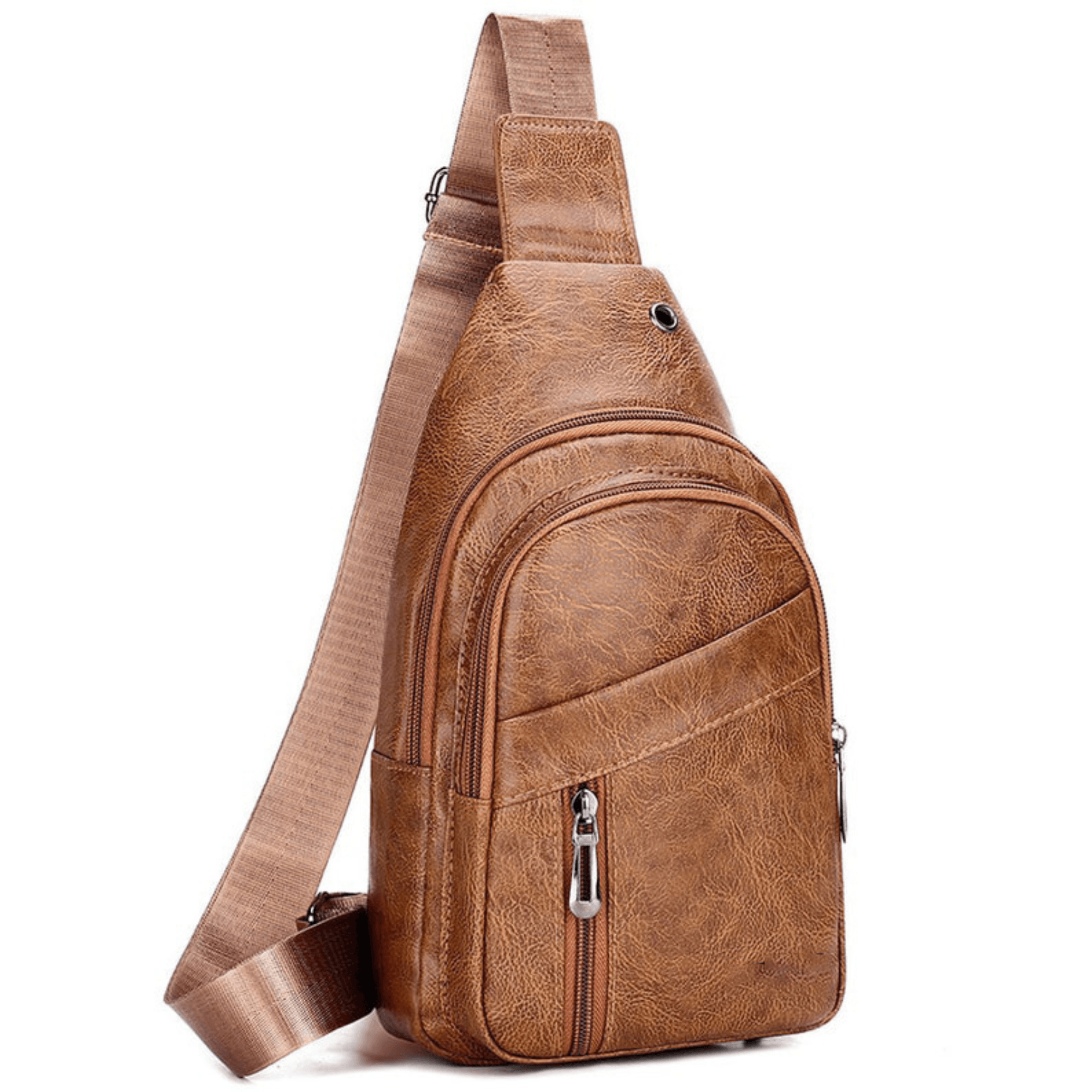 Leather Sling Bag for Men - Leather Shop Factory