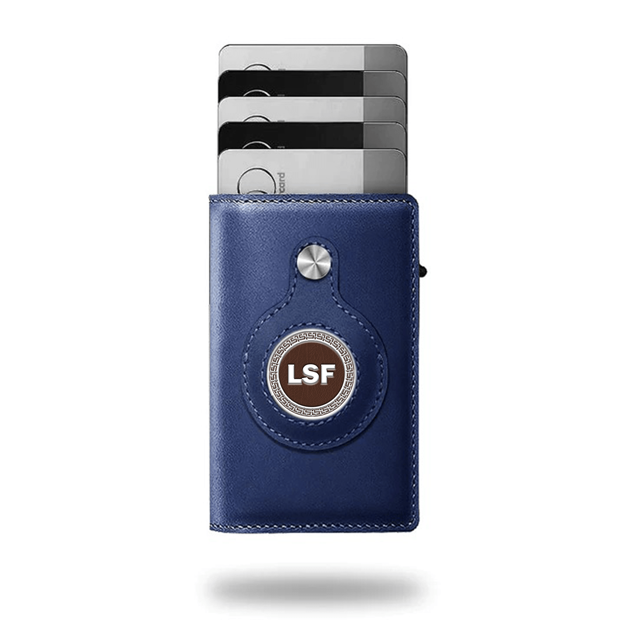 SMART GPS LEATHER SLIDE WALLET - Leather Shop Factory