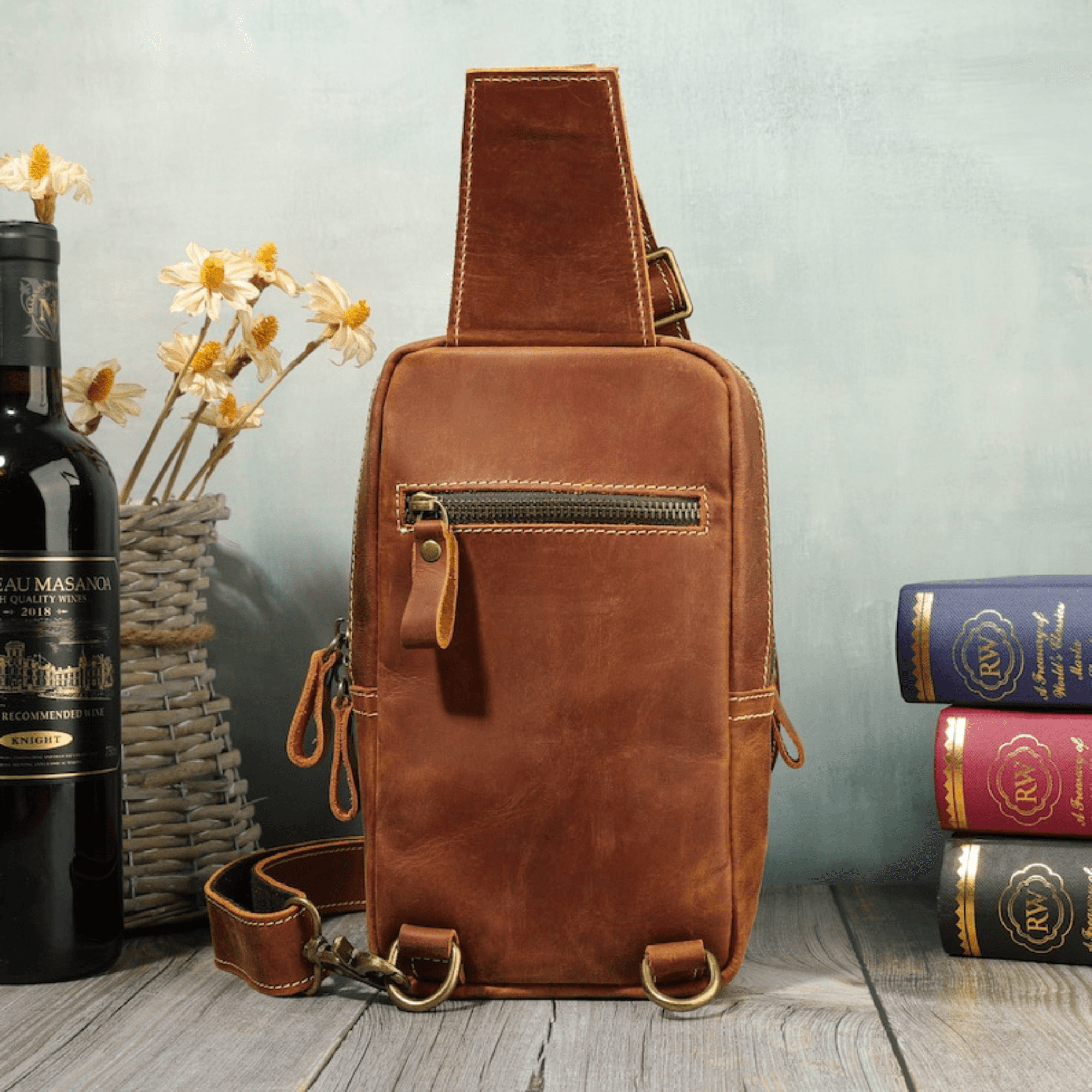 Travel Sling Bag - Leather Shop Factory