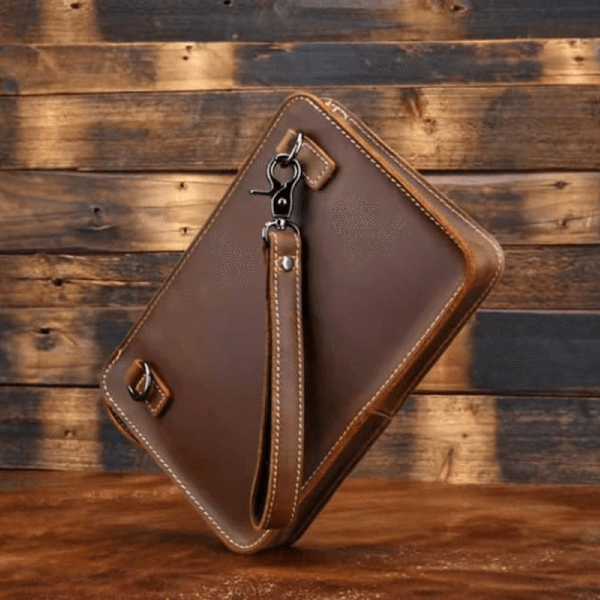 Men's Leather Clutch Bags - Leather Shop Factory