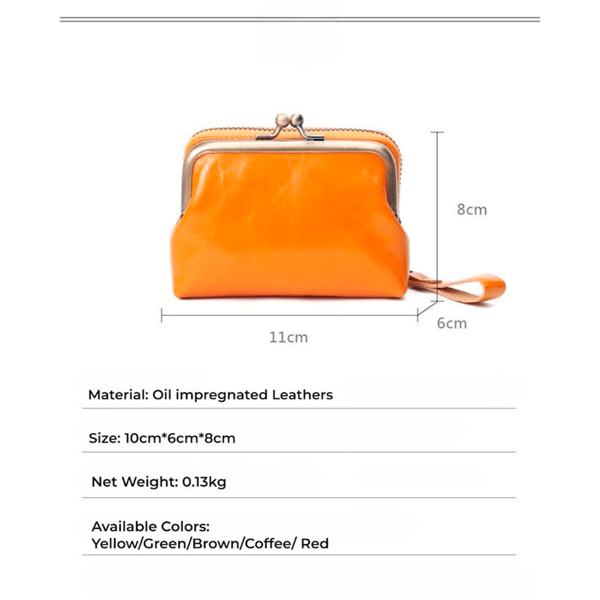 Vintage style women's leather wallet - Leather Shop Factory