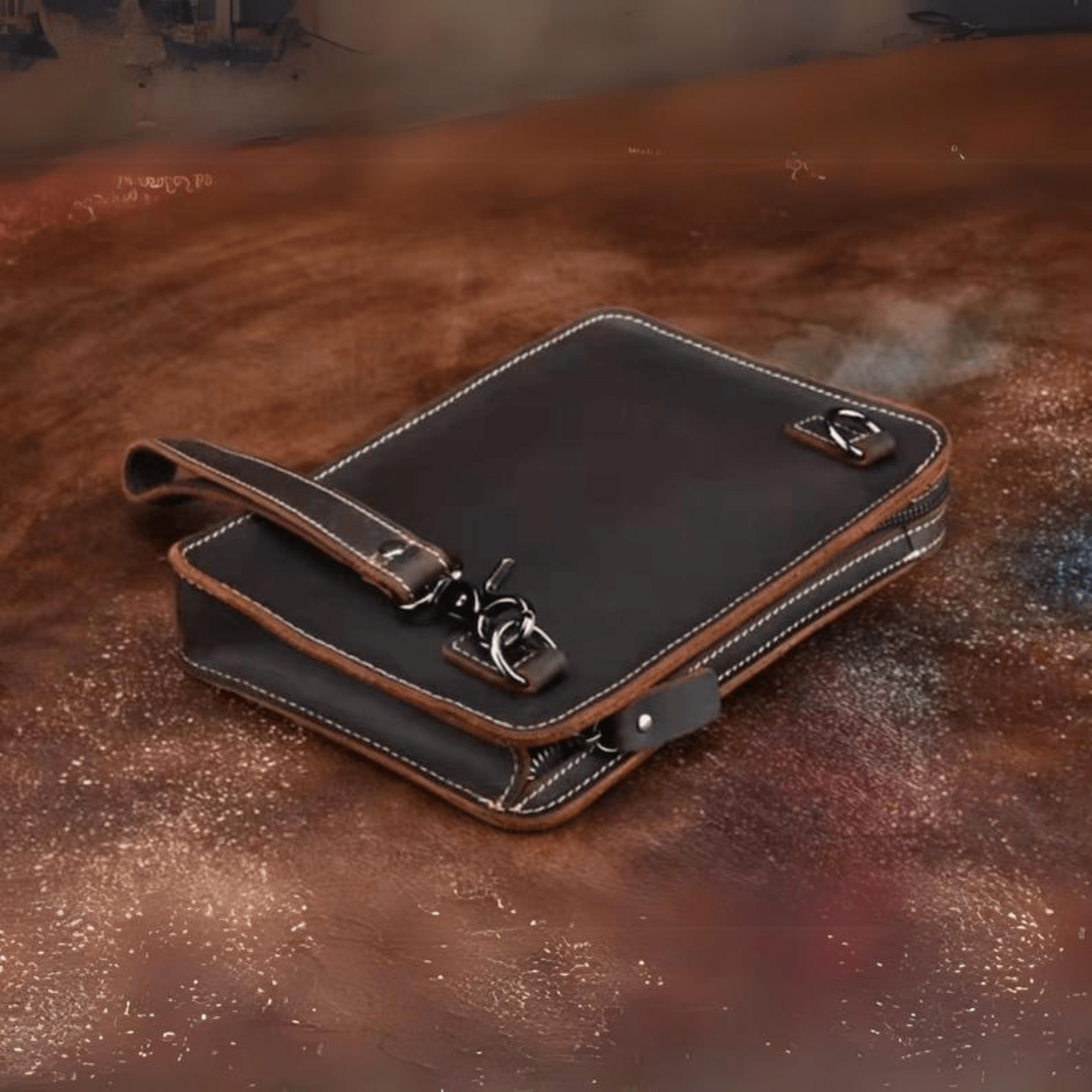 Men's Leather Clutch Bags - Leather Shop Factory