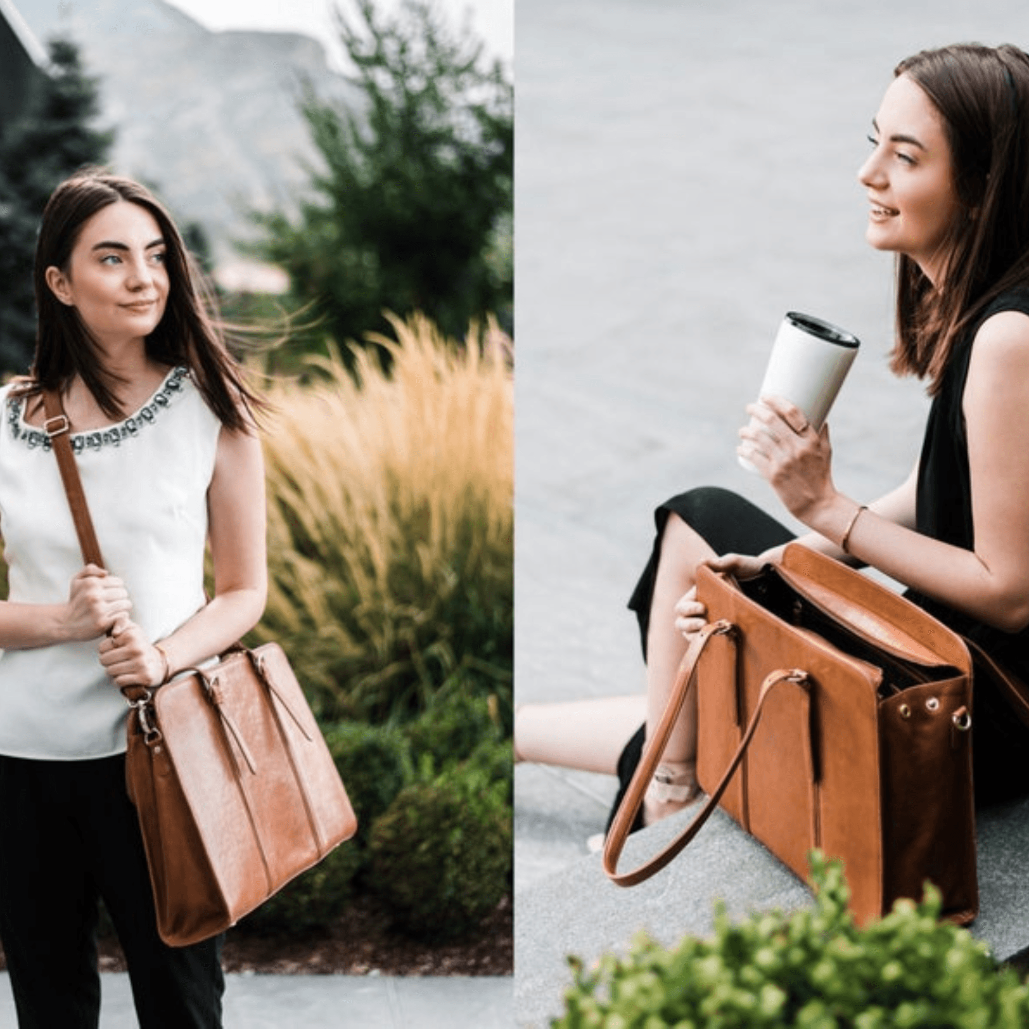 Elegant Indian Professional Woman's Laptop Bag 2.1 - Leather Shop Factory