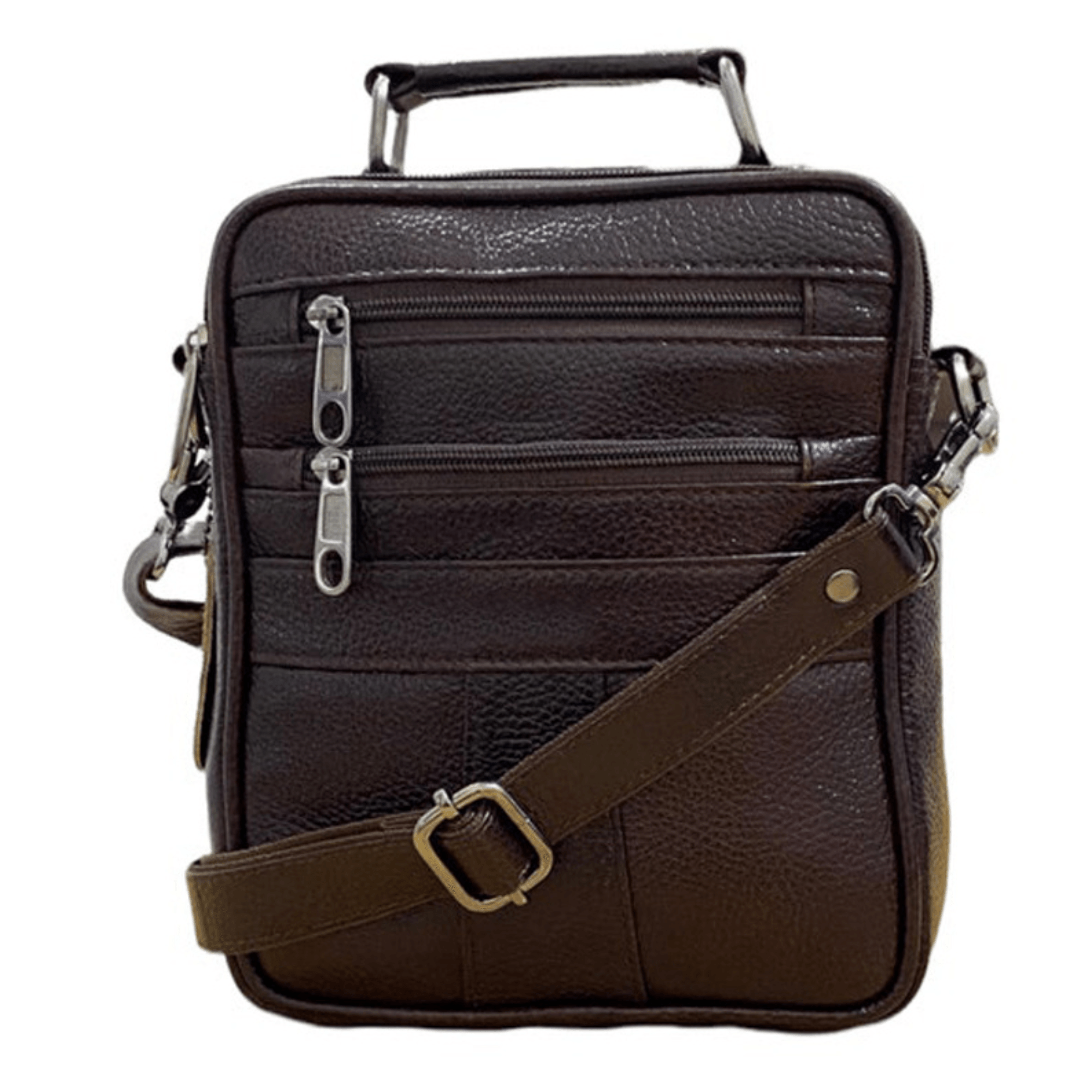 Handmade Genuine Leather Cross Body Sling Bag - Leather Shop Factory