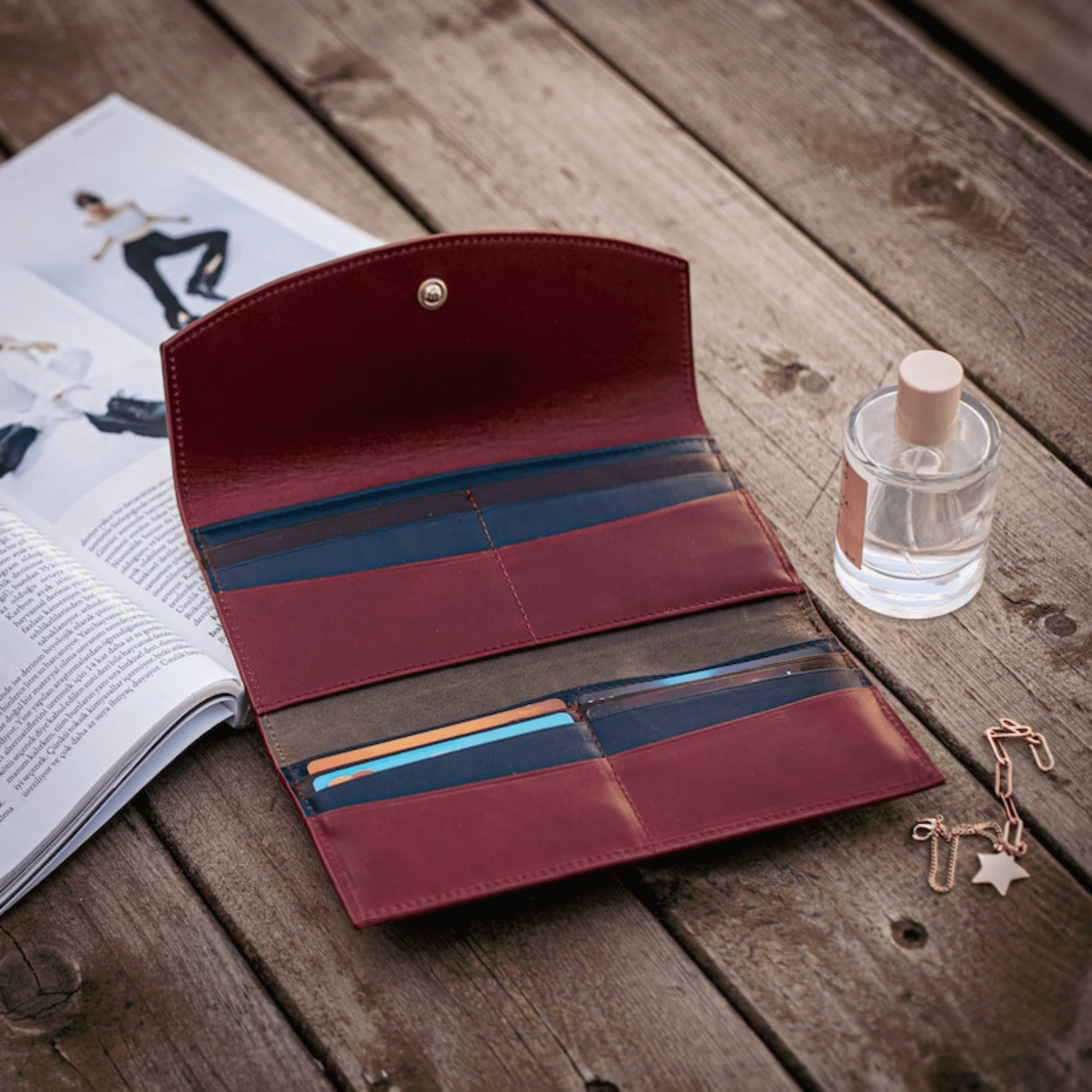 Personalised genuine leather ladies - Leather Shop Factory