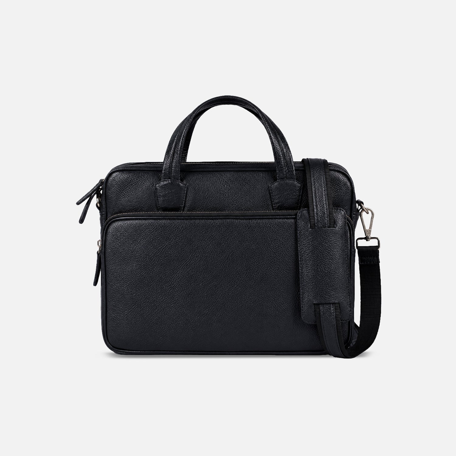 CADEN LAPTOP BAG — BLACK